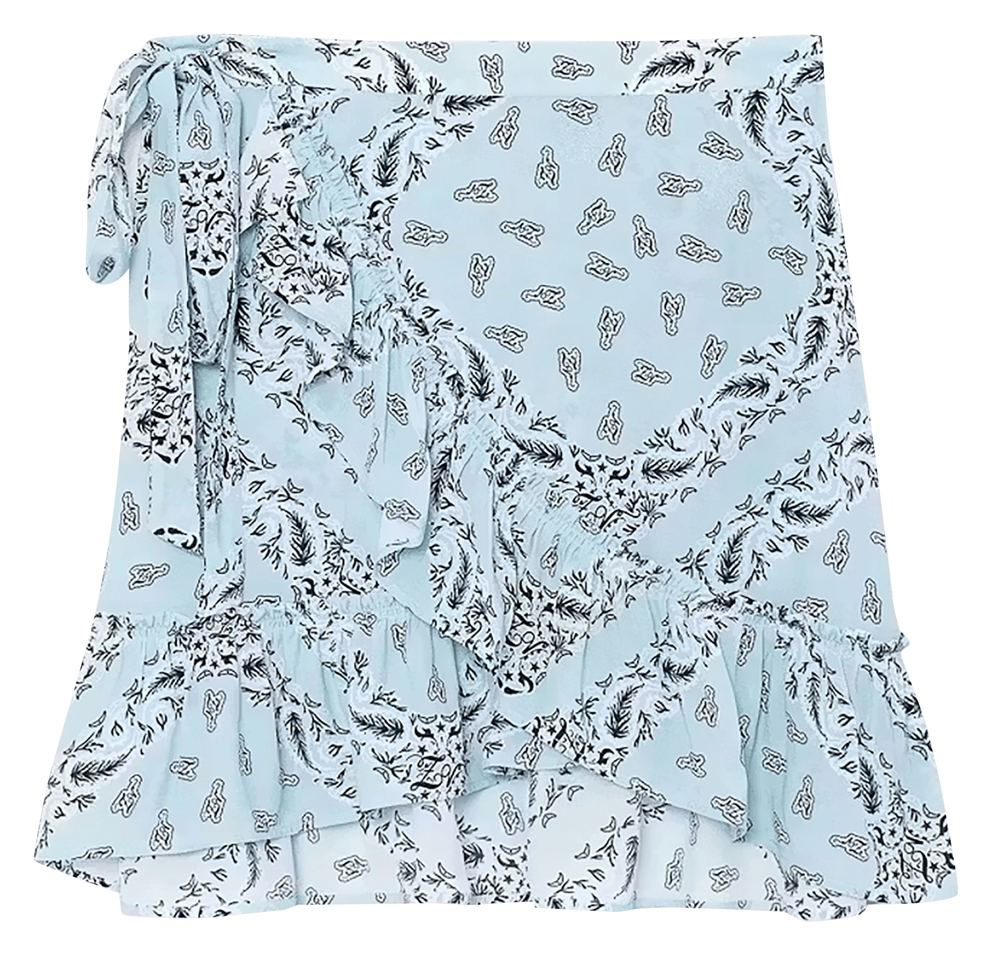 Jupe courte imprimée jupiter ZADIG&VOLTAIRE Bleu