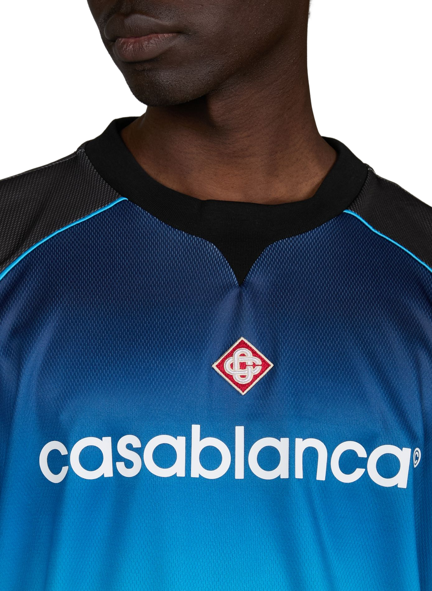 Maillot de football à col plat CASABLANCA PARIS Multicolore