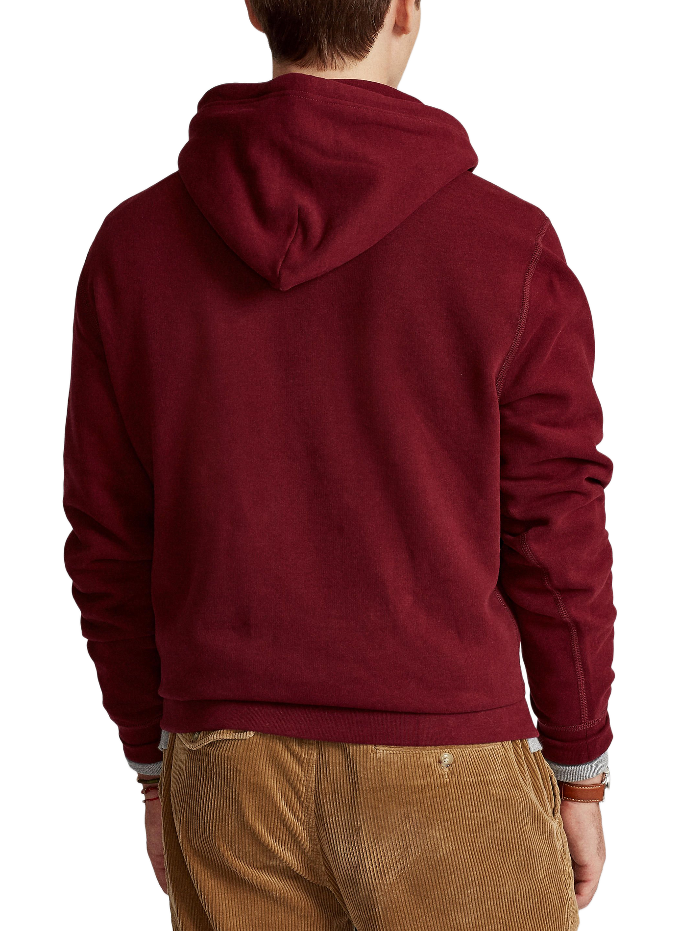 Hoodie en coton POLO RALPH LAUREN Rouge