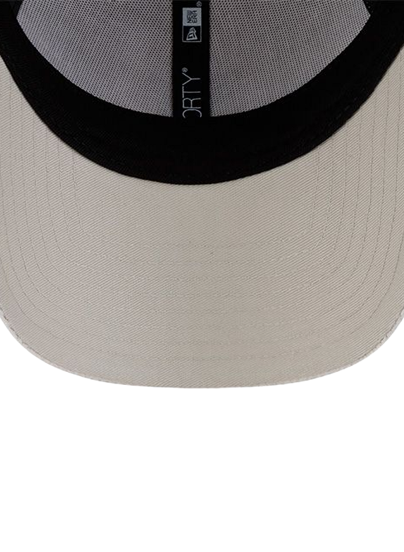 Ribbed cotton cap with embroidered logo NEW ERA Beige