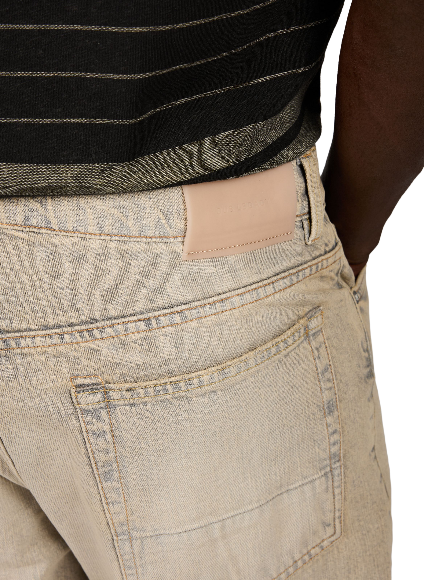 Straight leg jeans Third Cut in blended cotton OUR LEGACY Grey