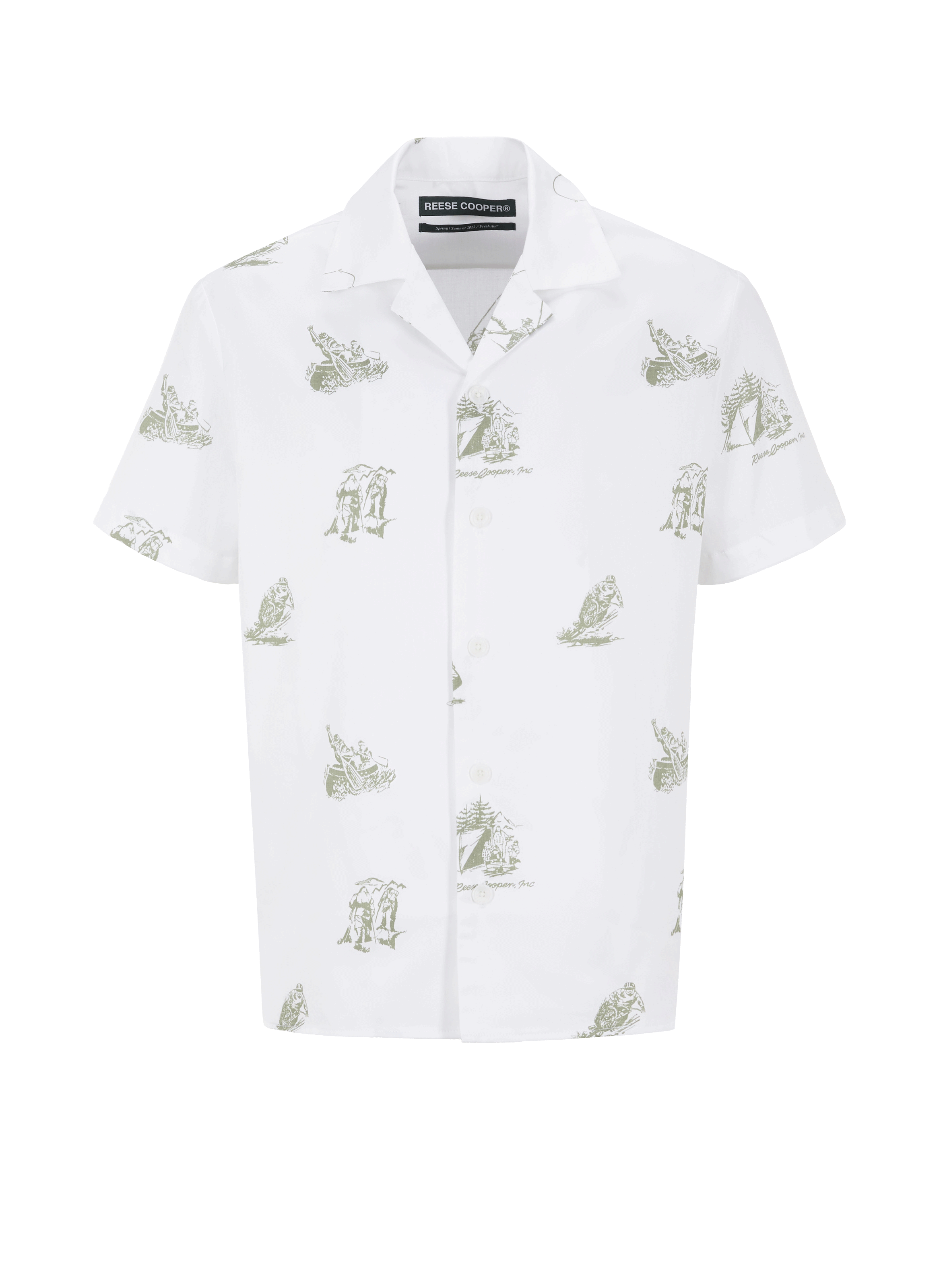 Chemise manches-courtes avec imprimés