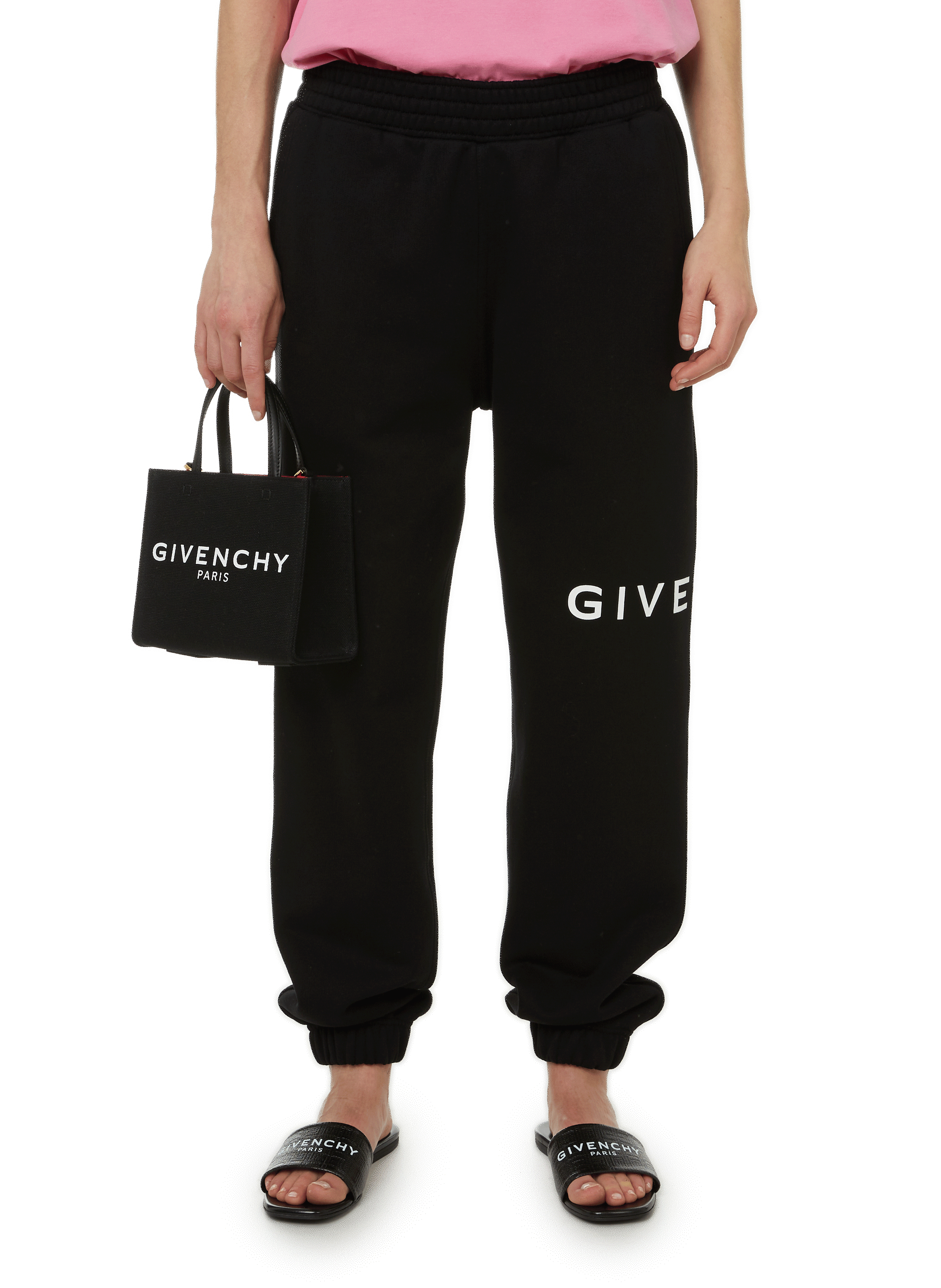 Givenchy girl jogger with drawstring Black | Caposerio.com