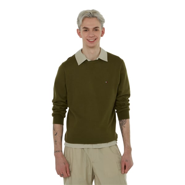 Pull en coton et cachemire mélangé