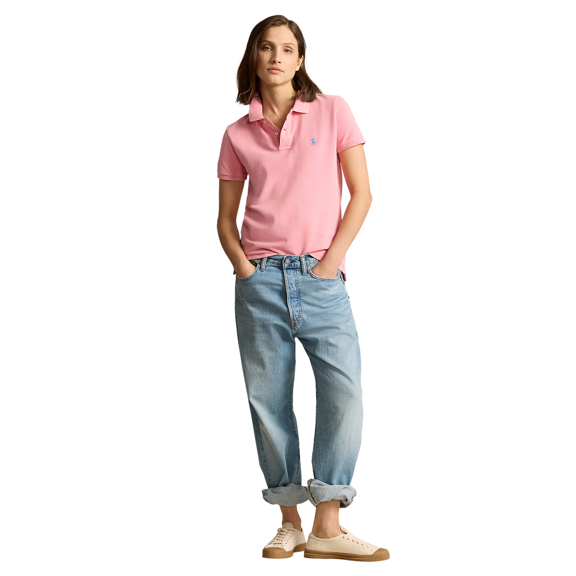 Polo en coton POLO RALPH LAUREN Rose