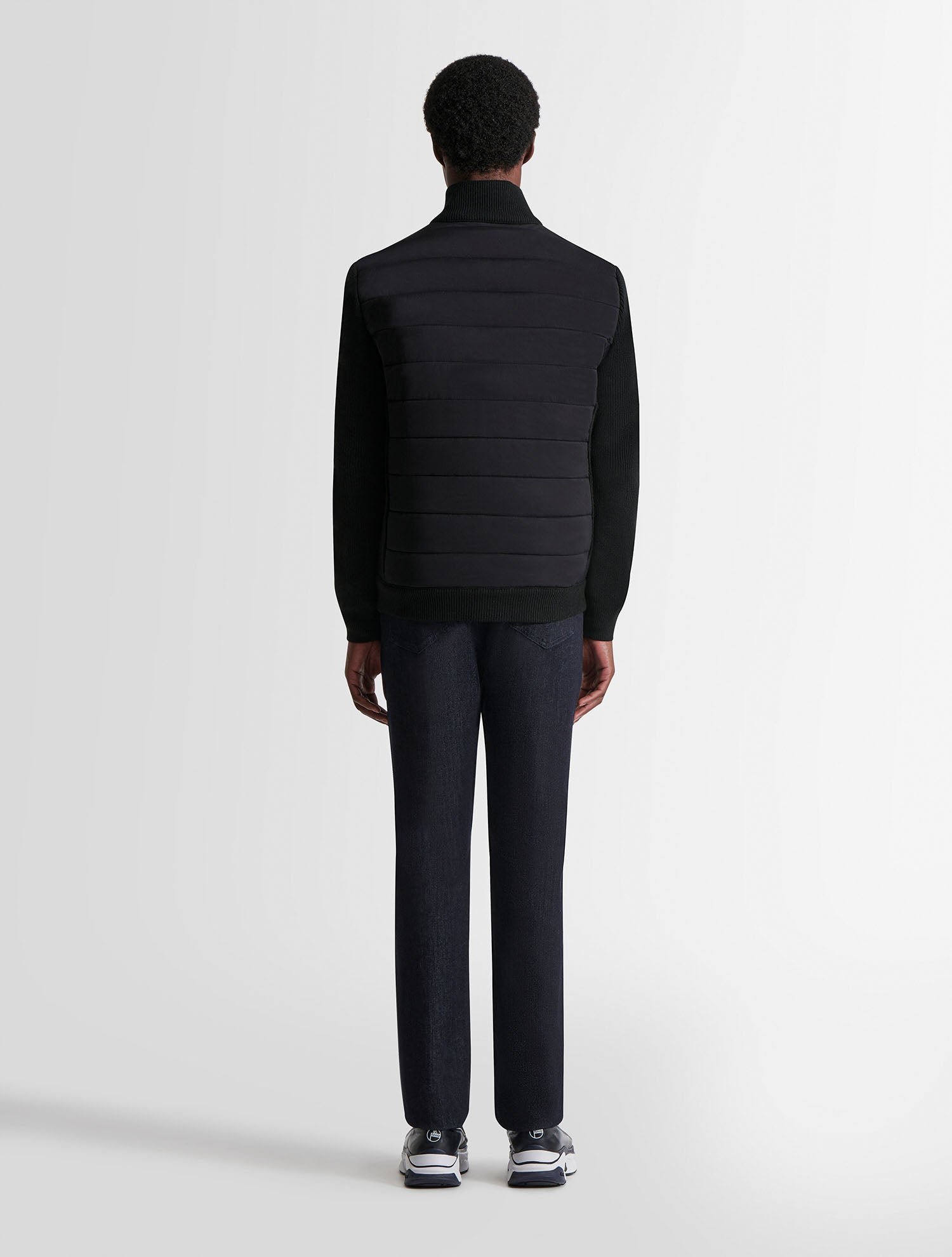 Veste légère lissandre col montant coupe regular FUSALP Noir