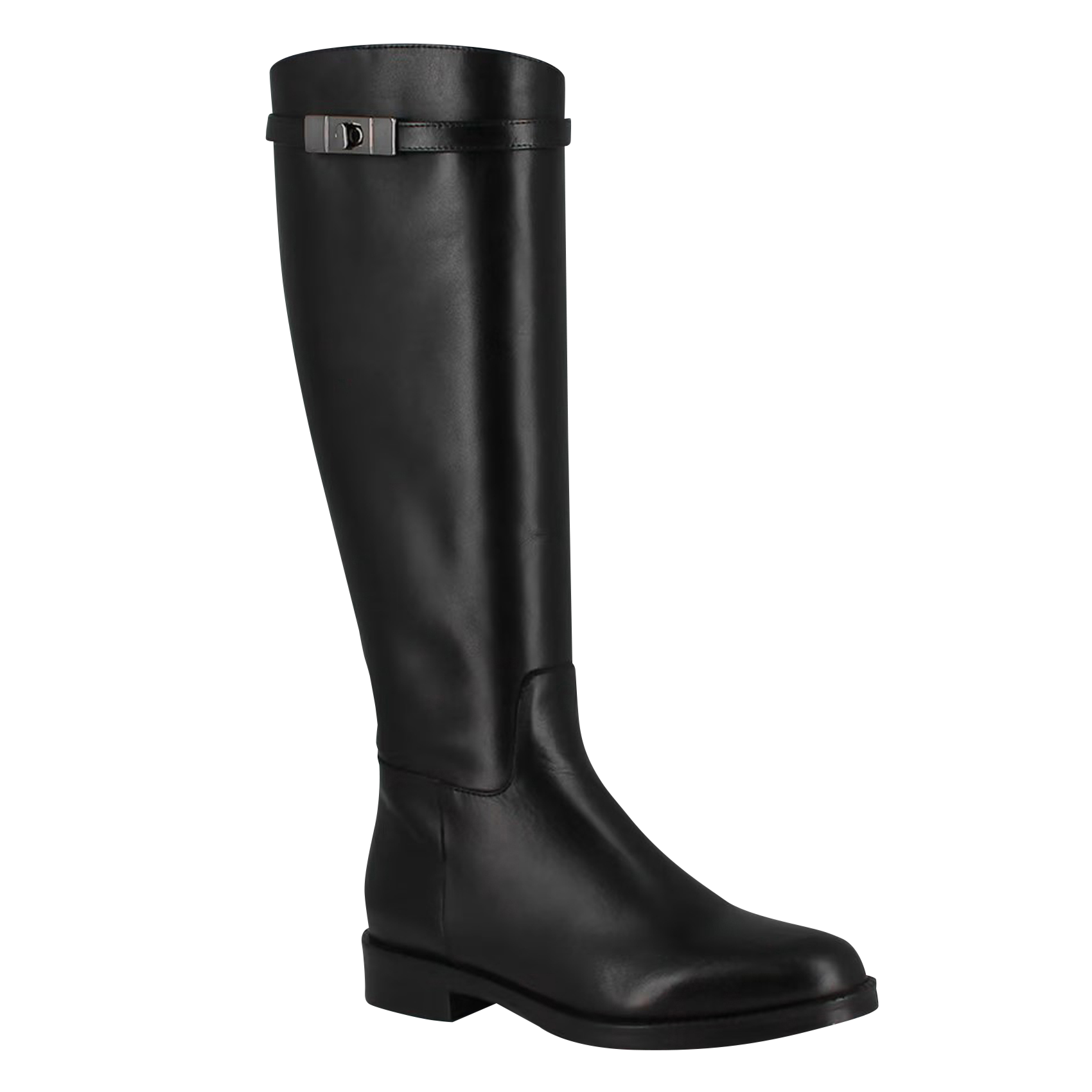 Bottes en cuir fly JONAK Noir