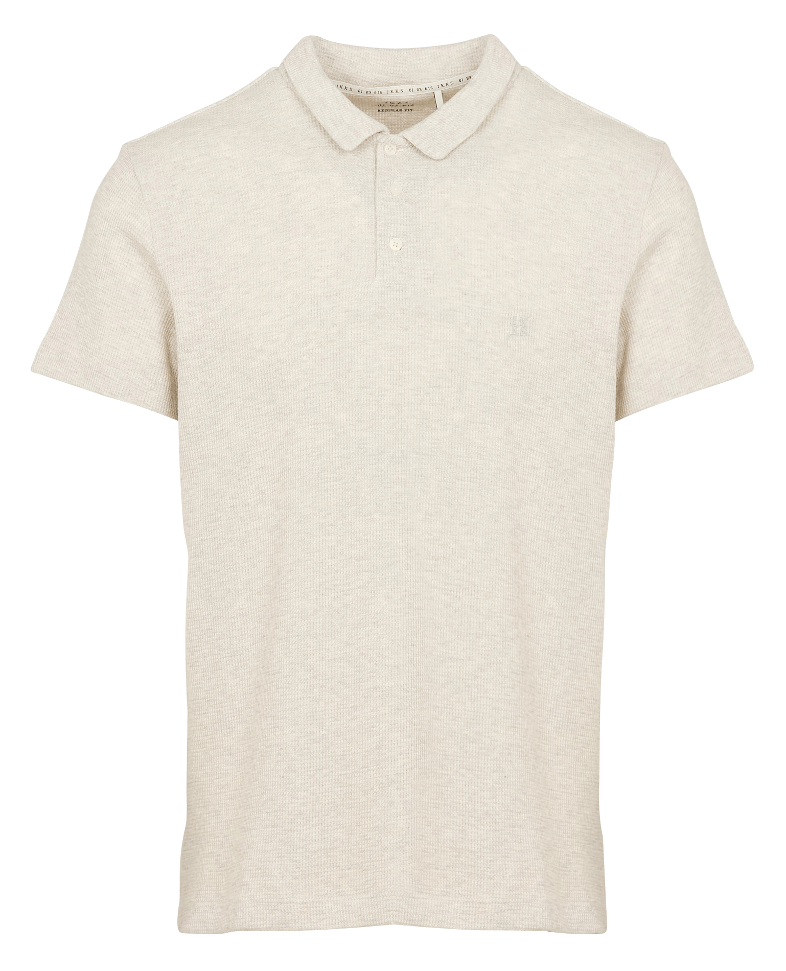 Polo regular manches courtes IKKS Gris