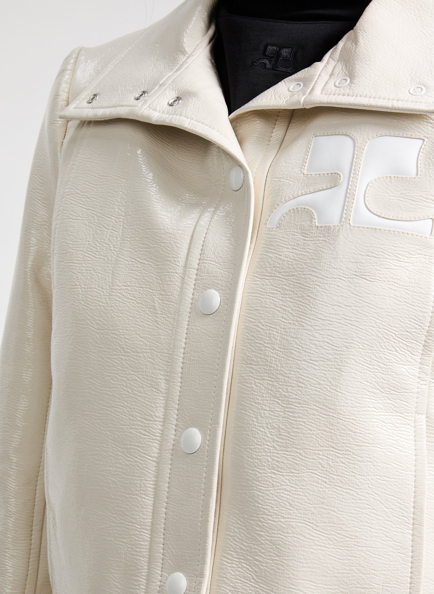 Vinyl jacket COURRÈGES White