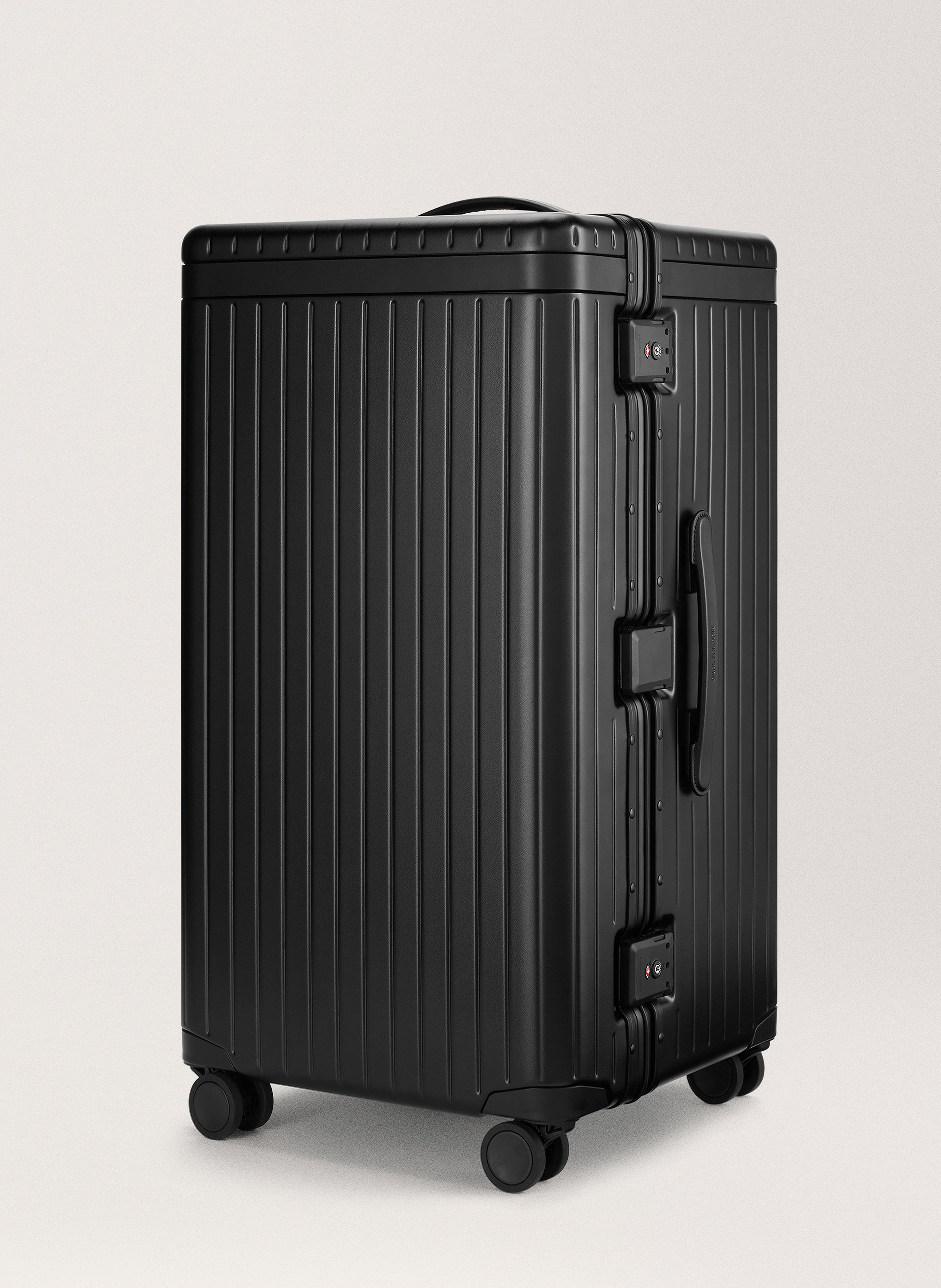 Valise 'trunk' en polycarbonate CARL FRIEDRIK Noir