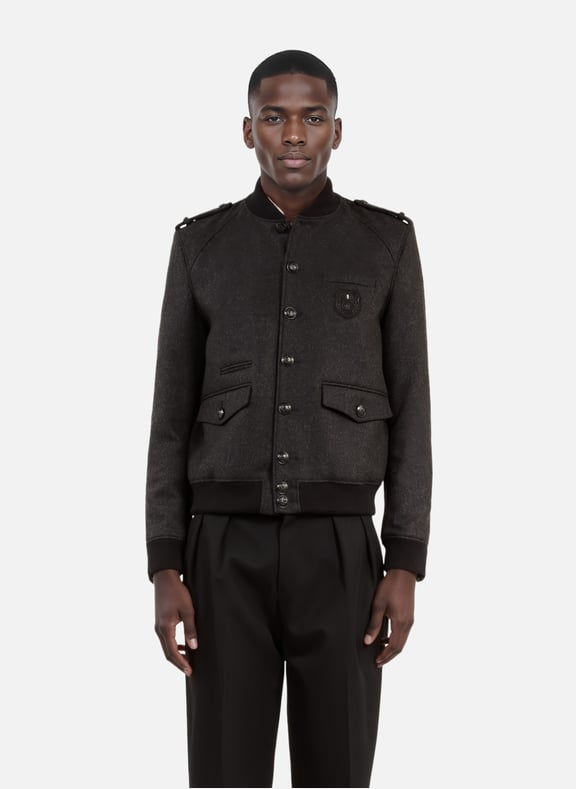Blouson teddy Gris by THE KOOPLES THE KOOPLES Blouson teddy Gris