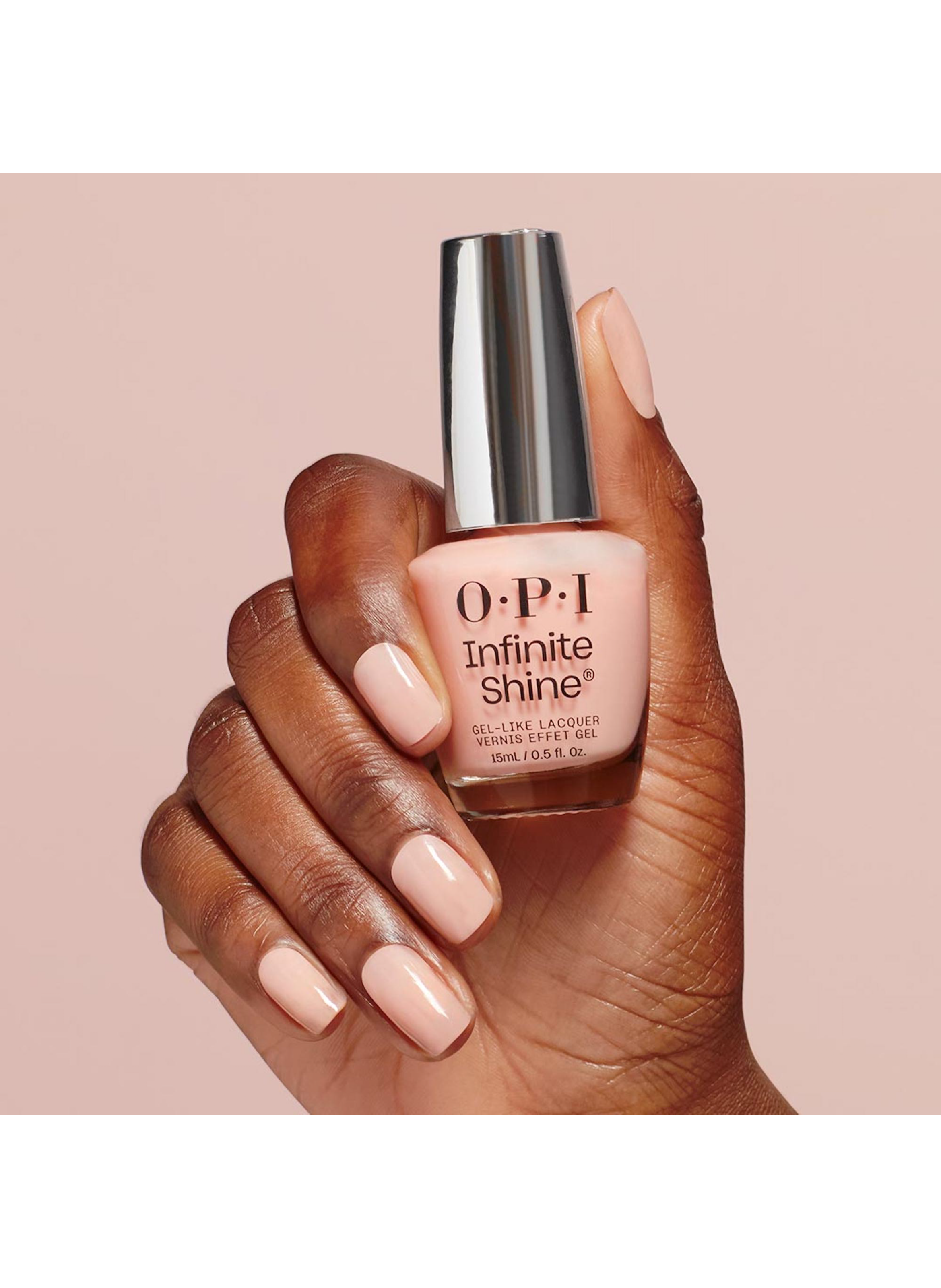 Bubble BathTM
Infinite Shine
Long-lasting gel effect nail polish OPI Rose