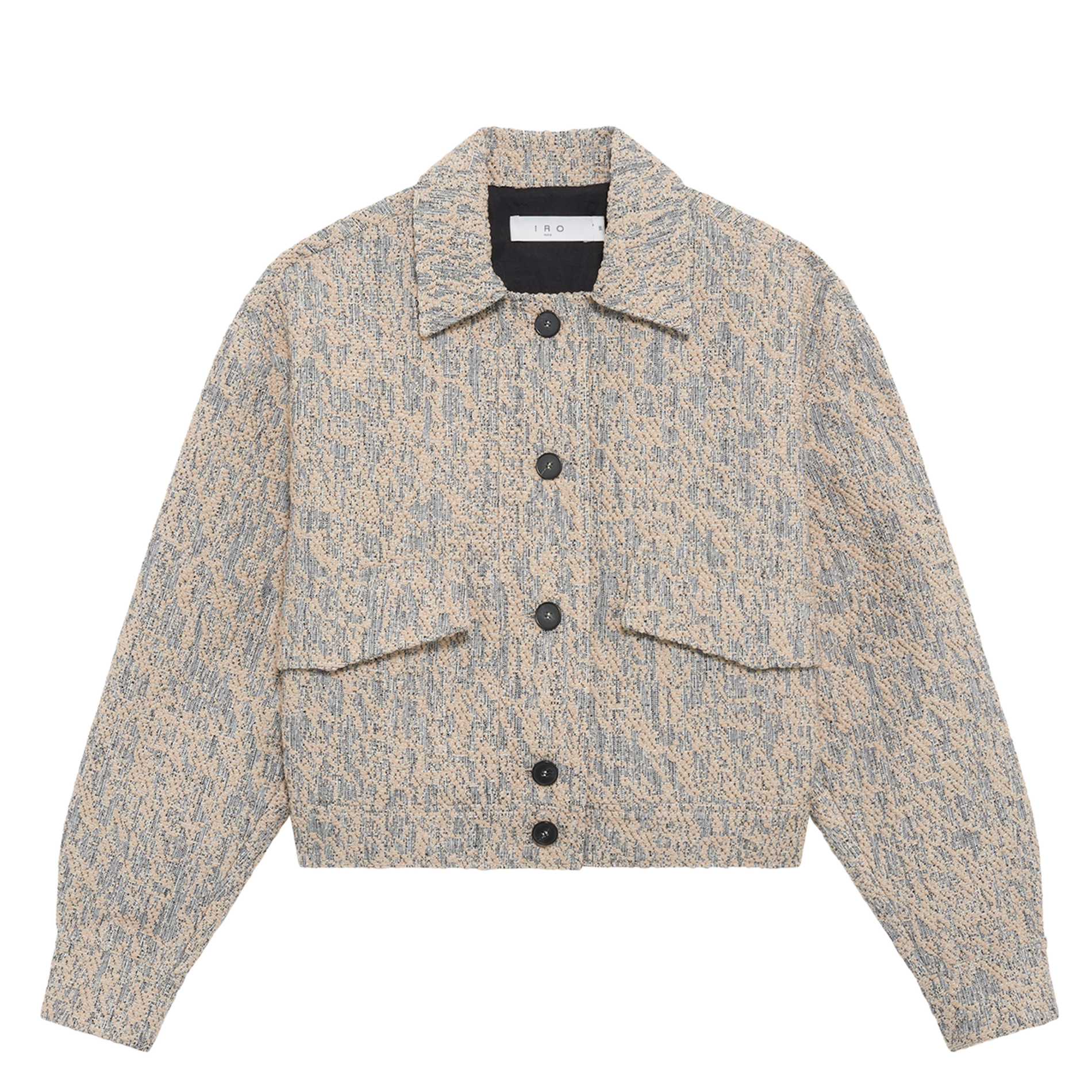 Veste ample boutonnée à tissu texturé elios IRO Beige