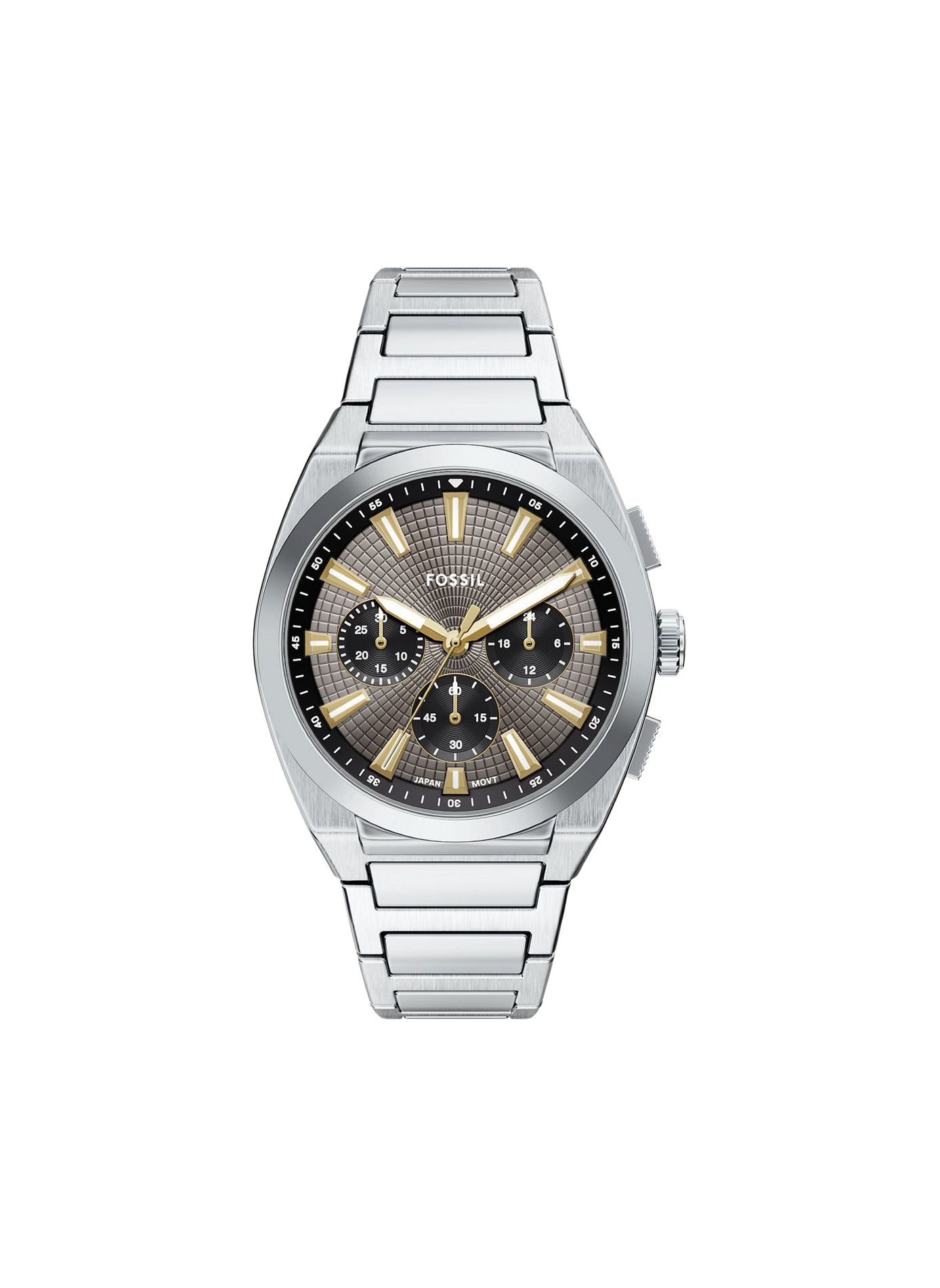 Montre Everett en acier FOSSIL Gris