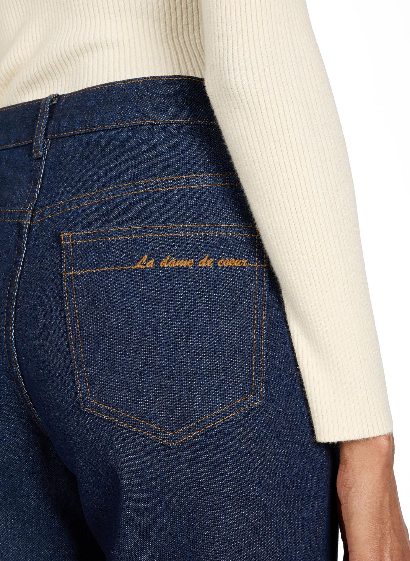 Straight-leg Vikelly jeans in cotton VILA Blue