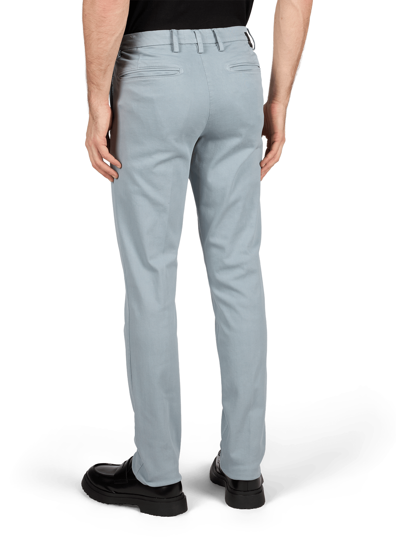 Plain slim fit jeans in blended cotton REPLAY Blue