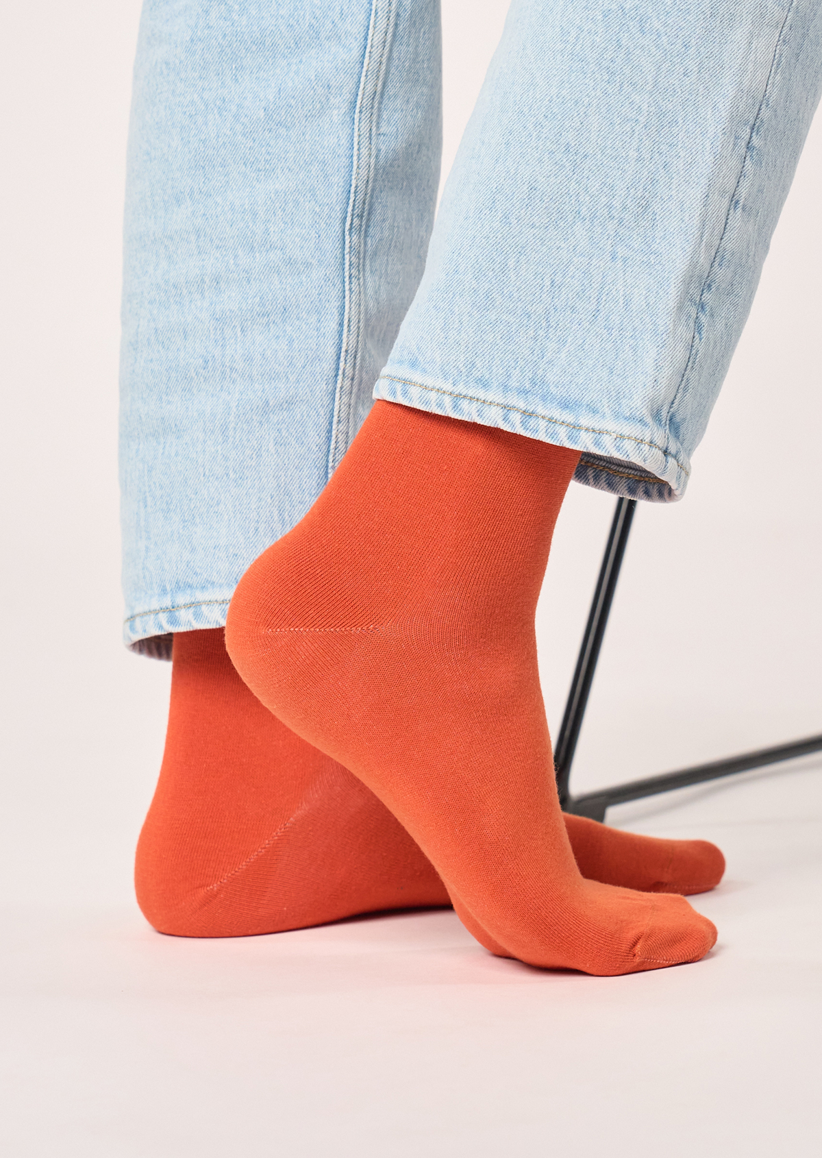 Chaussettes en bambou Orange