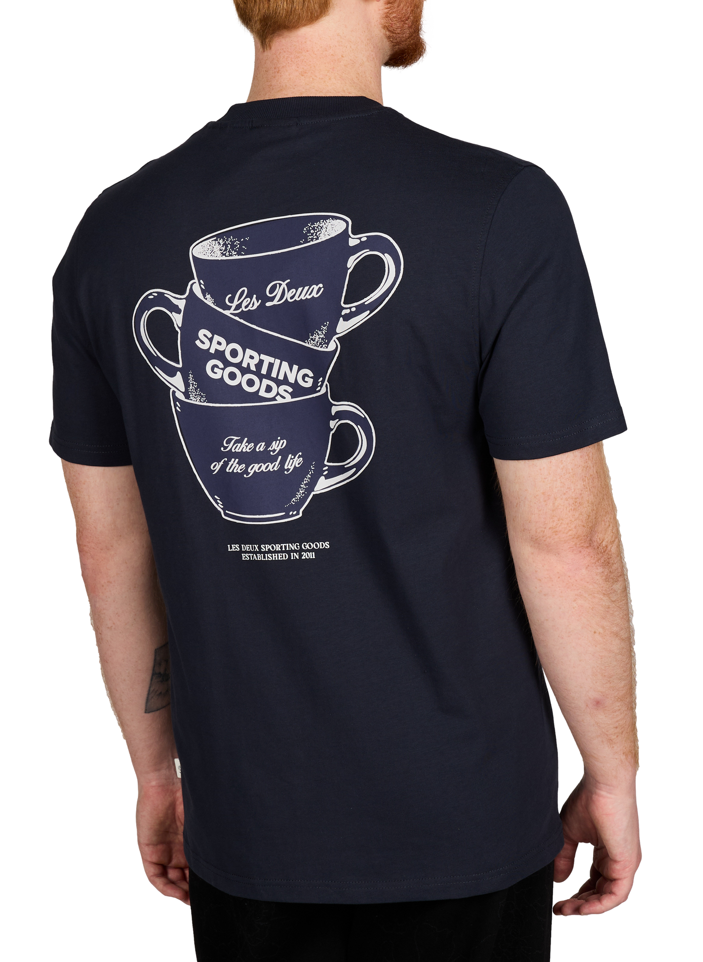 Ben Artist cotton T-shirt LES DEUX Blue