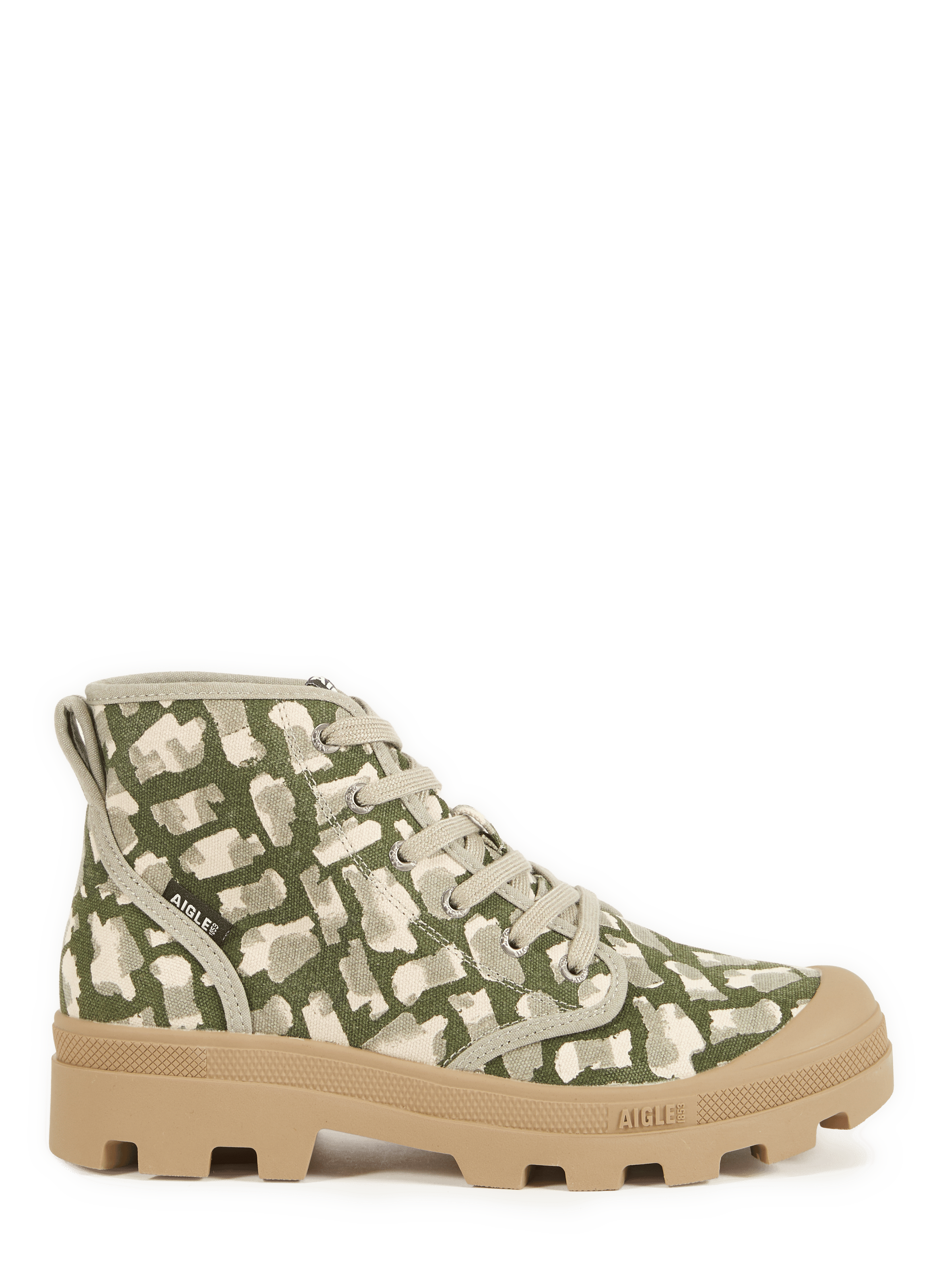 Baskets imprimées Tenere en coton mélangé AIGLE Vert