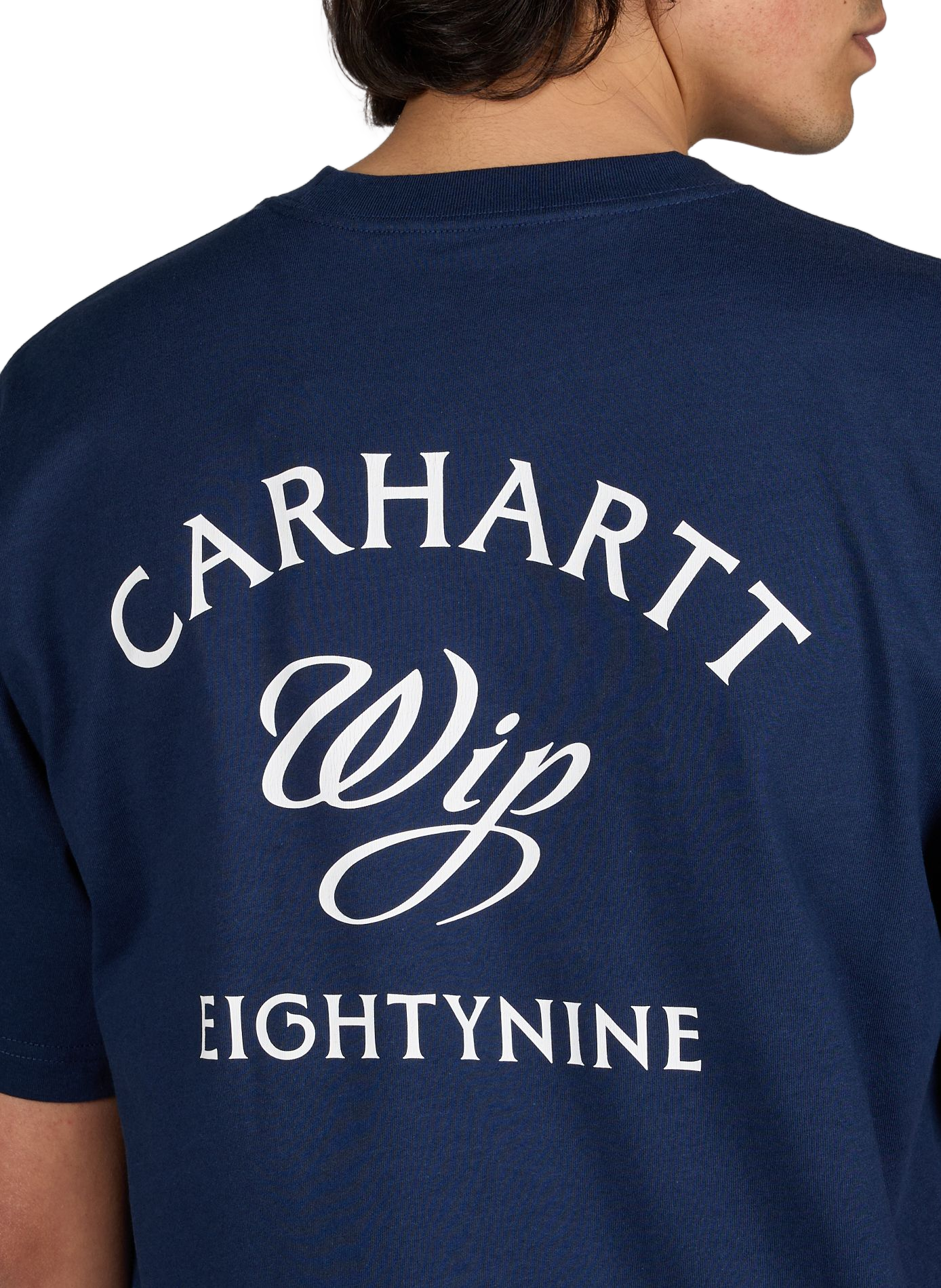 Biker-style cotton t-shirt CARHARTT WIP Blue