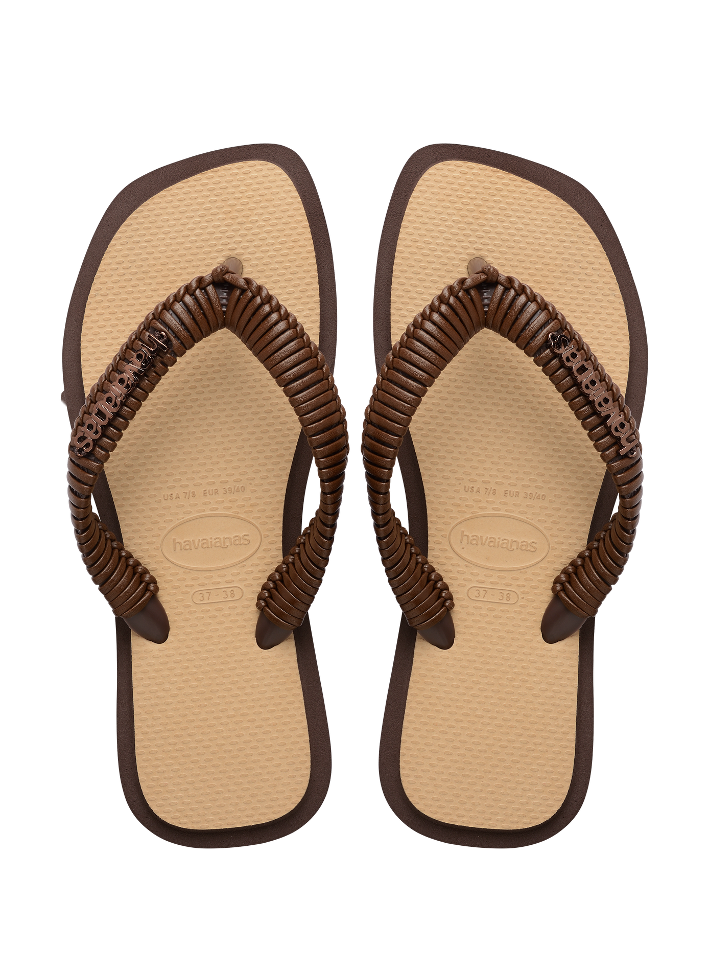 Tongs Top Square Fusion Boho HAVAIANAS Marron