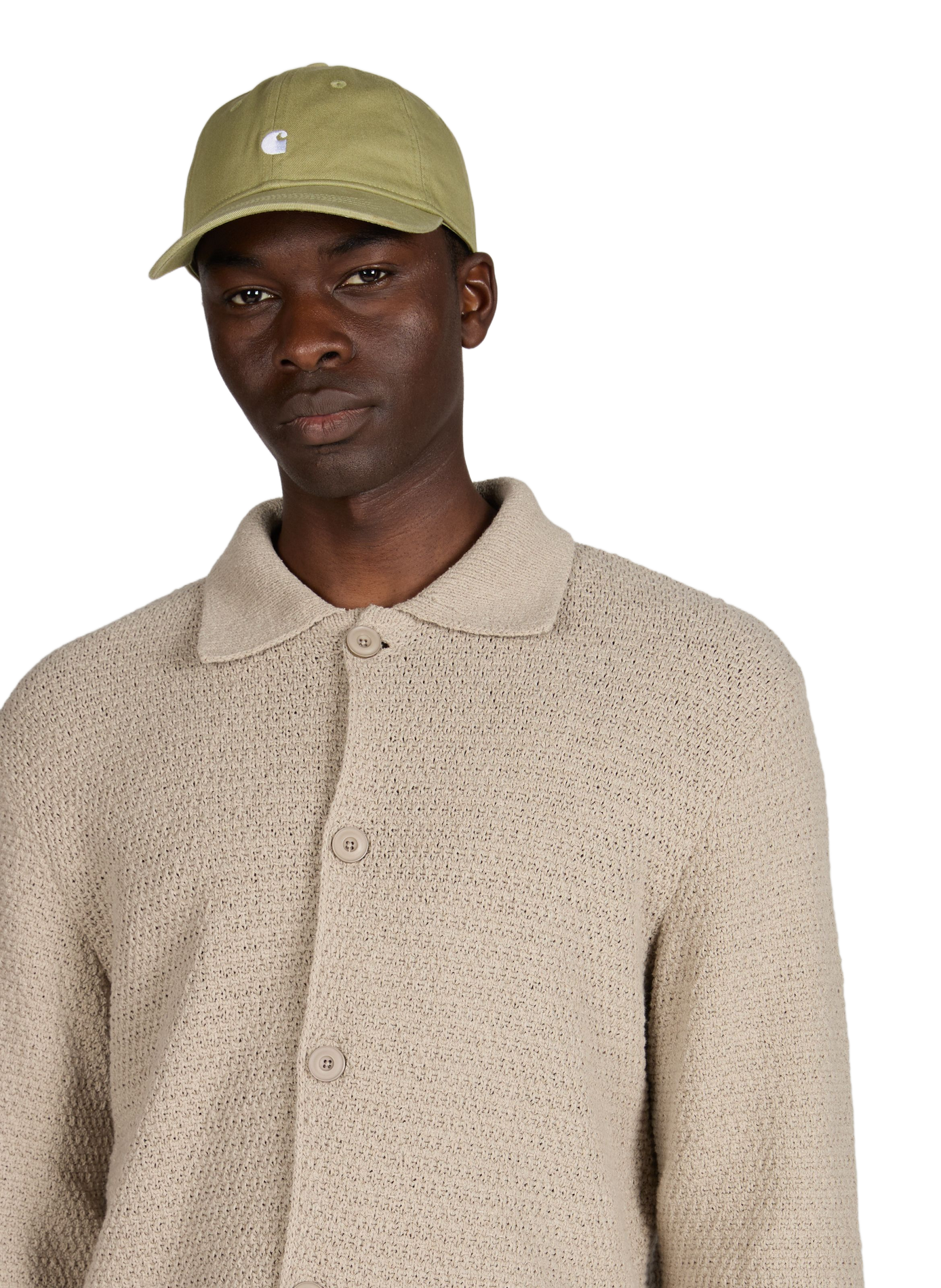 Casquette brodée en coton CARHARTT WIP Vert