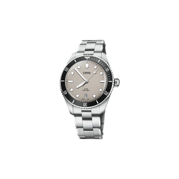 Montre automatique Oris Divers Date en acier inoxydable Montre automatique Oris Divers Date en acier inoxydable