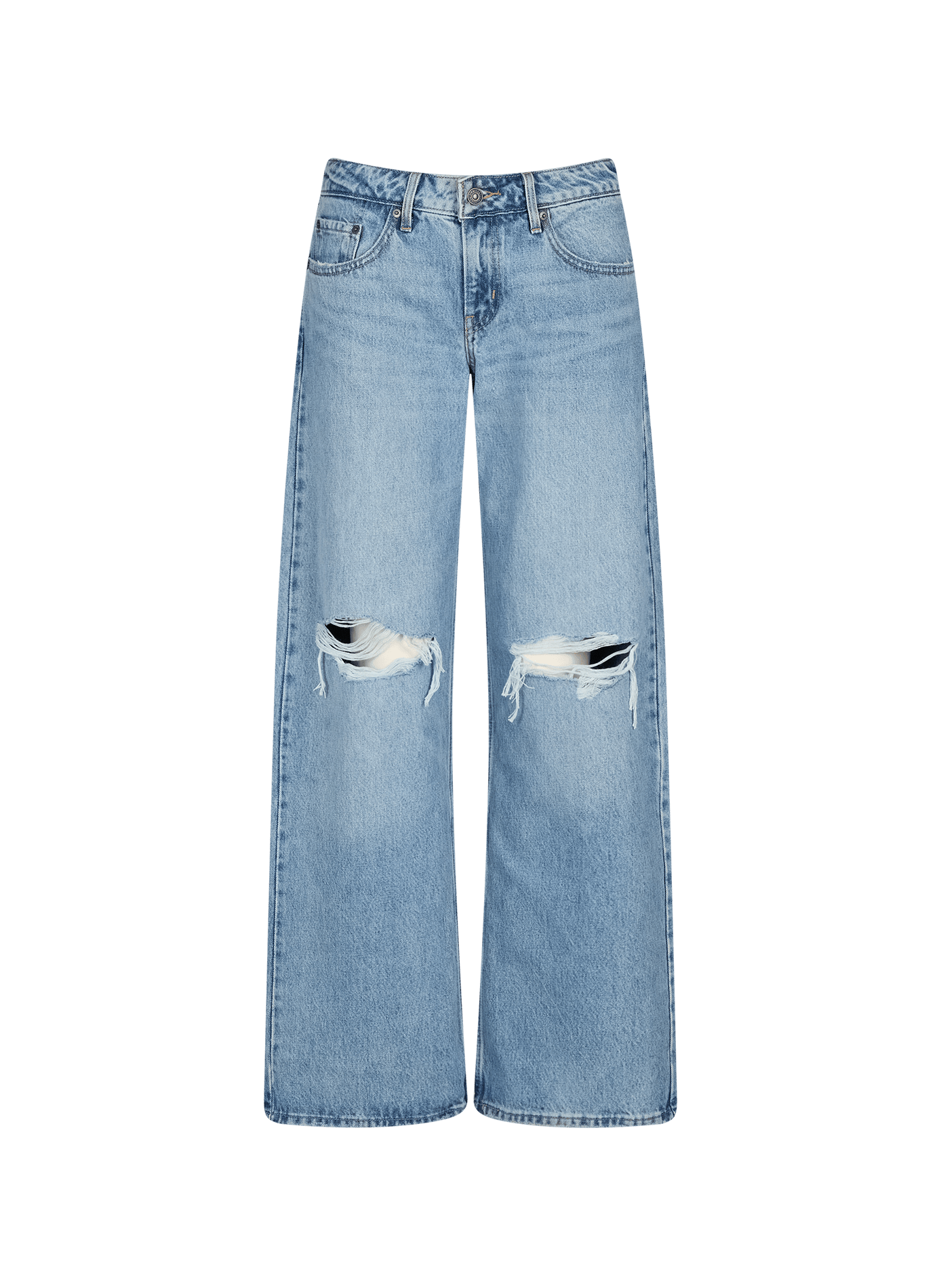Low Loose cotton jeans LEVI'S Blue