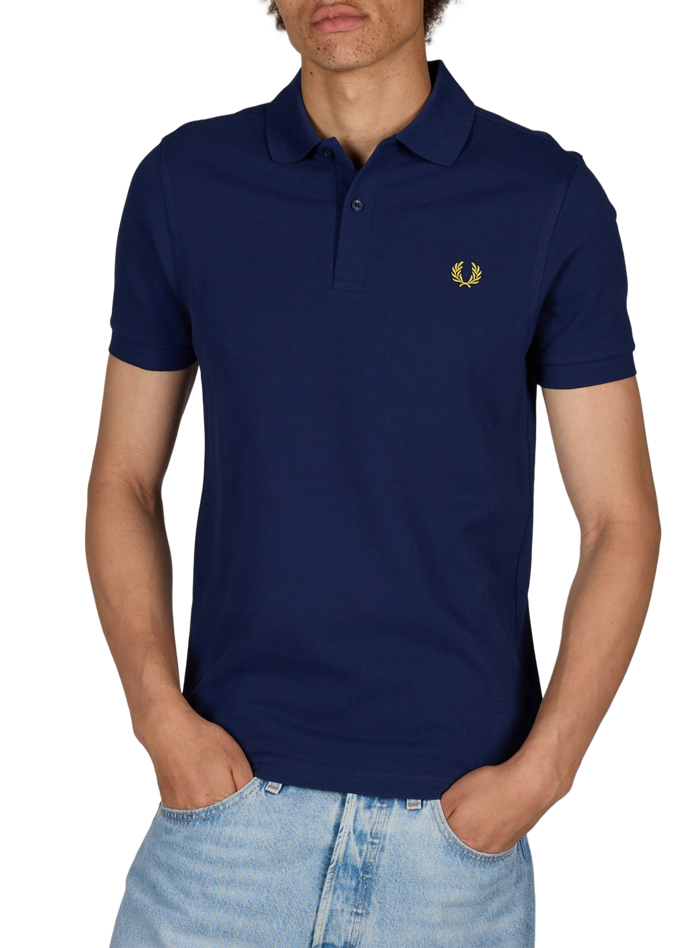 Piqué katoenen polo FRED PERRY Blauw