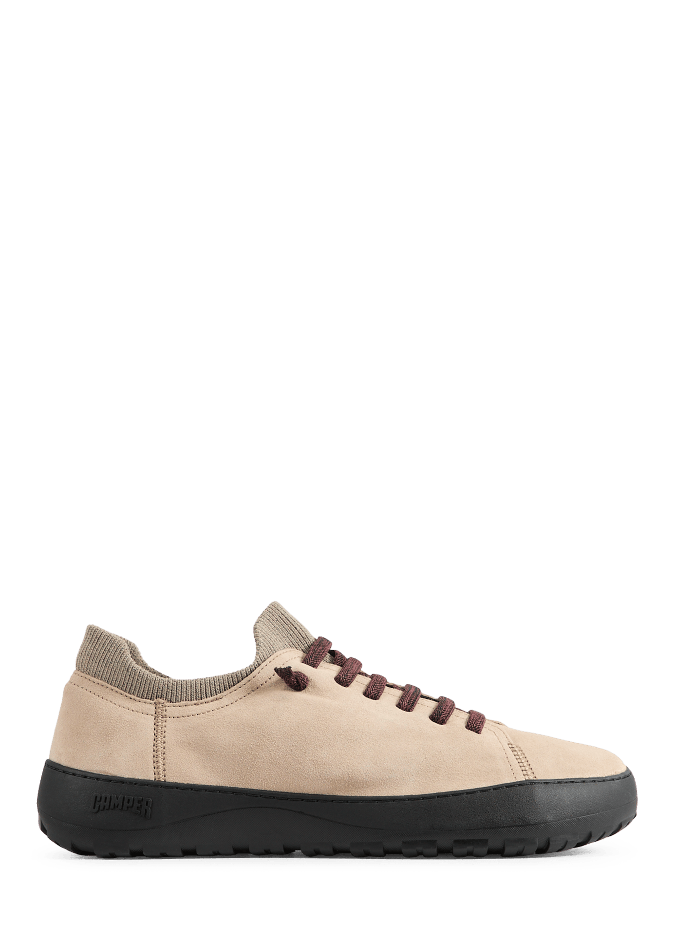 Niedrige Sneaker Peu Serra aus gemischtem Leder CAMPER Beige