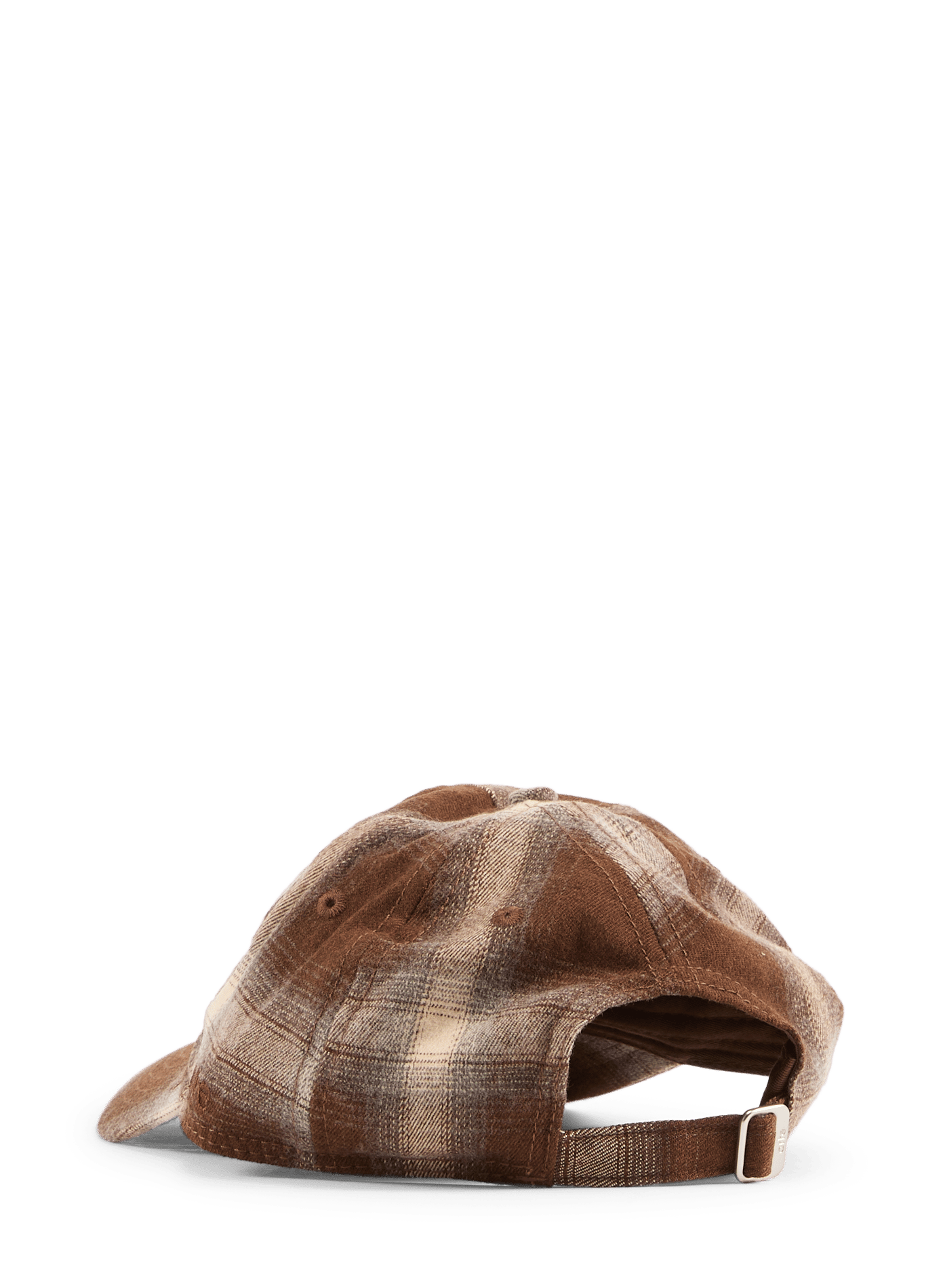 Checkered Cap with Embroidered Logo ARTE ANTWERP Brown