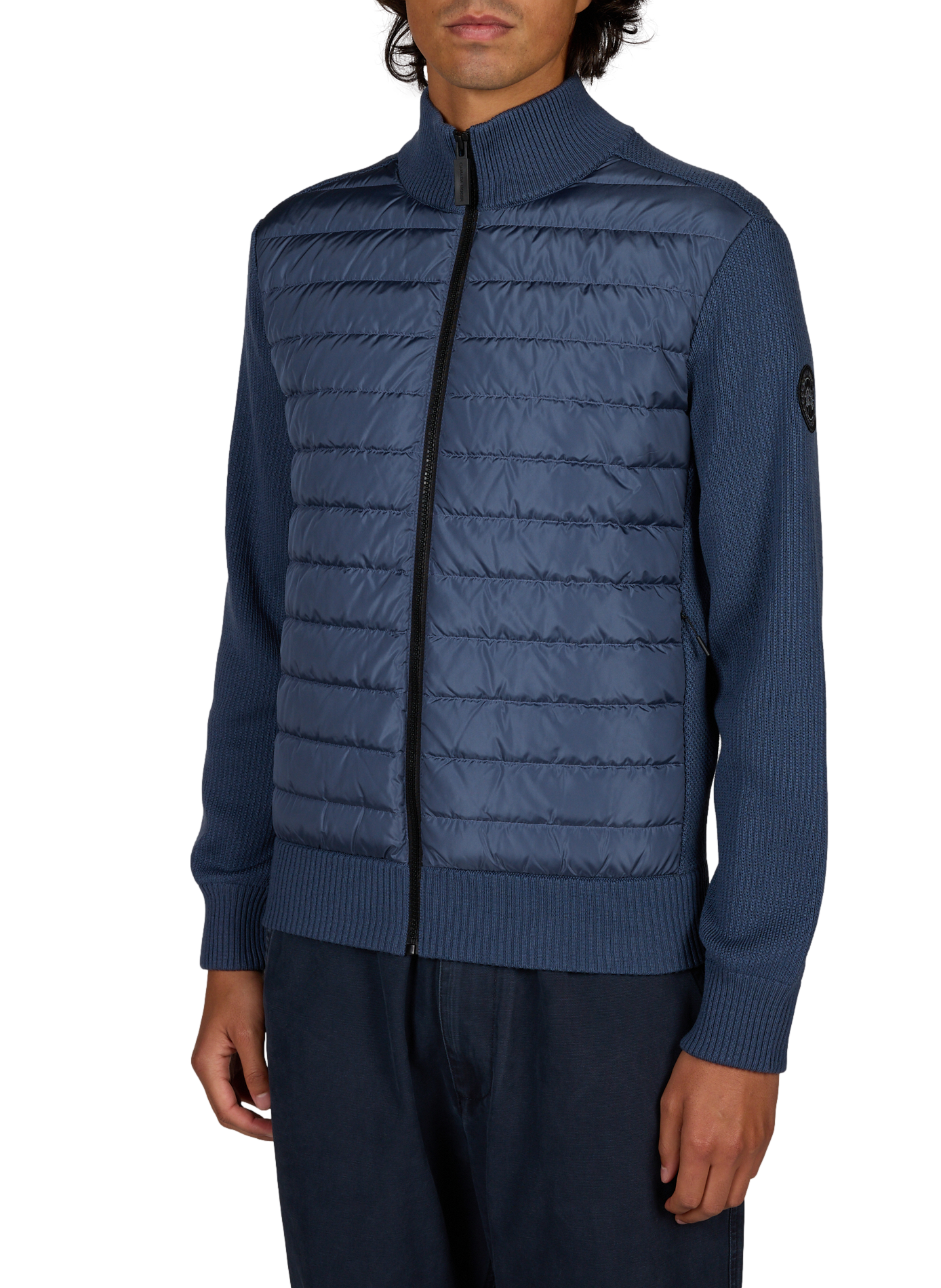 Jas van twee materialen CANADA GOOSE Blauw
