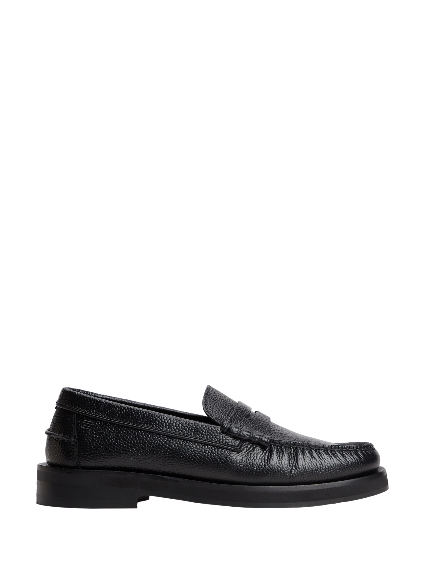 Leren mocassins TOMMY HILFIGER Zwart