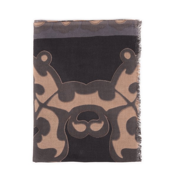 Foulard Volute imprimé en coton Foulard Volute imprimé en coton