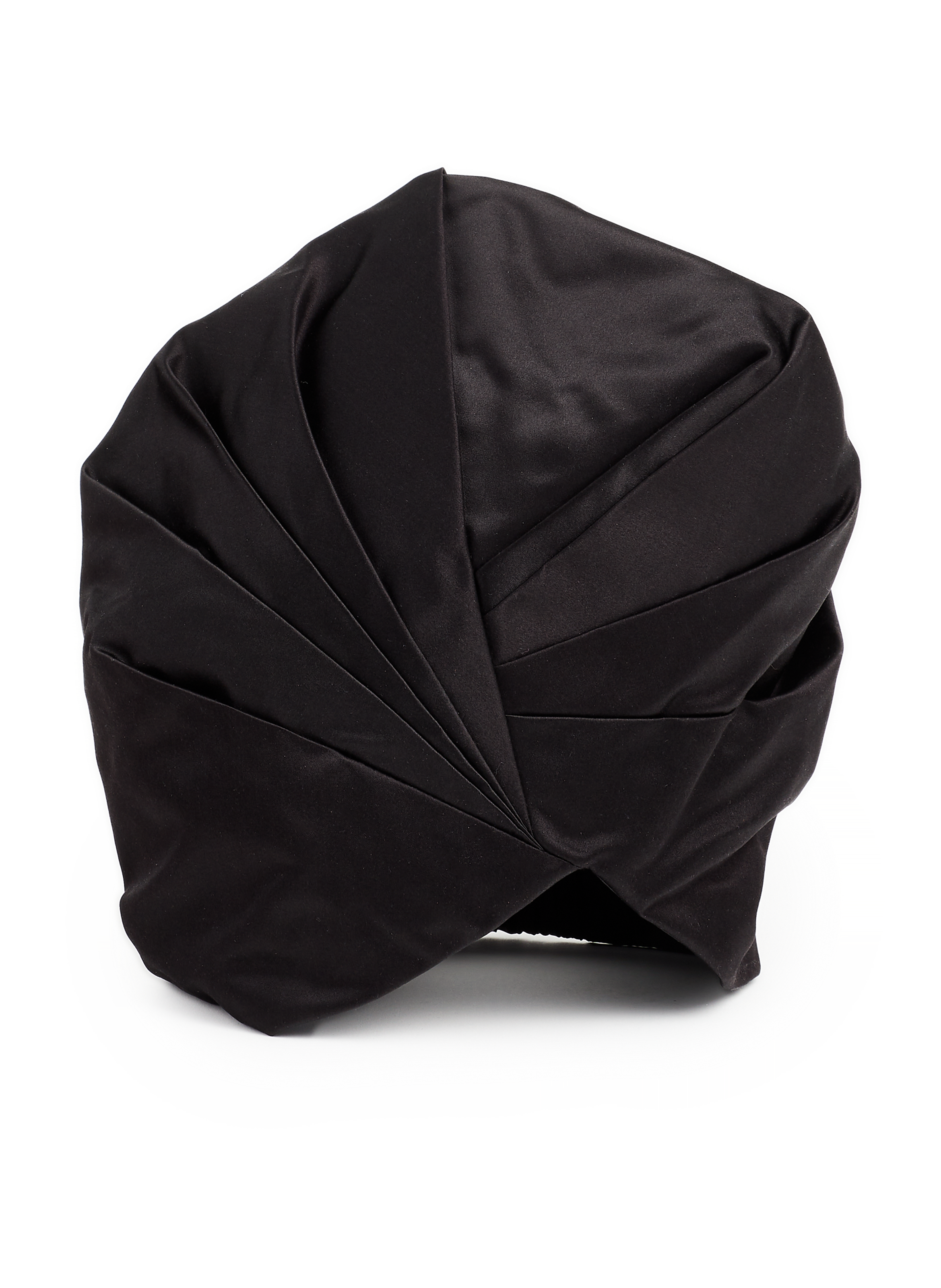 PRADA Silk turban hat Black