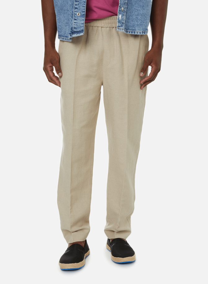 Pieter cotton and linen-blend trousers A.P.C.