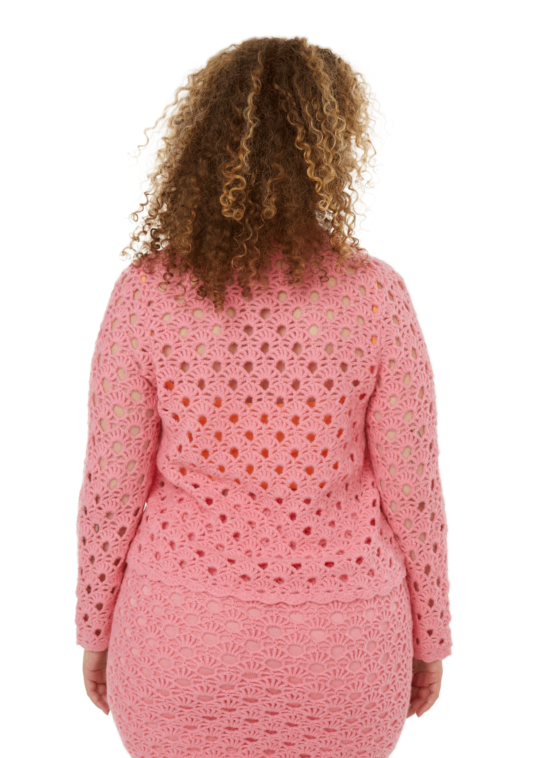 Cardigan Carissa en crochet BAUM UND PFERDGARTEN Rose