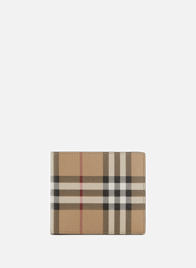 Iconic BURBERRY printed wallet