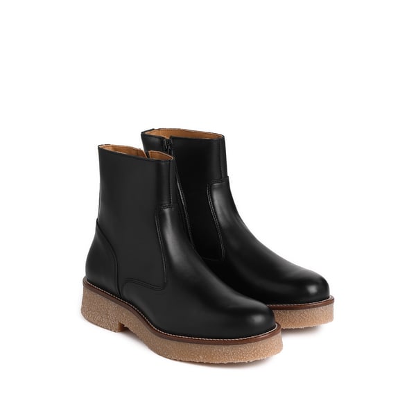 Bottines en cuir