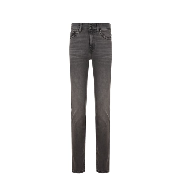 Jean slim en coton mélangé