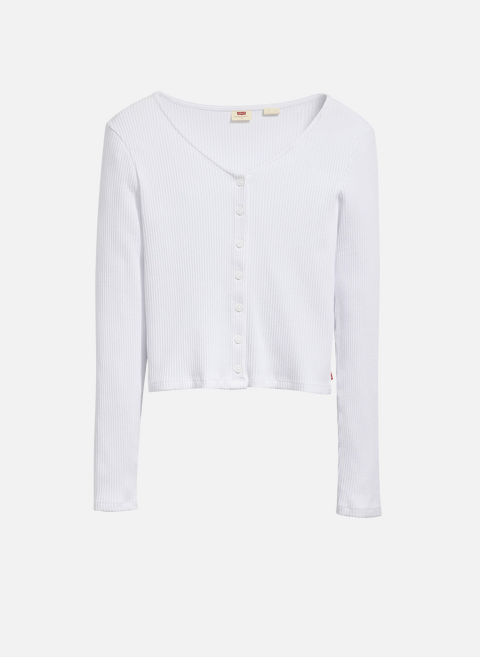 Buttoned ribbed top WhiteLEVI'S 