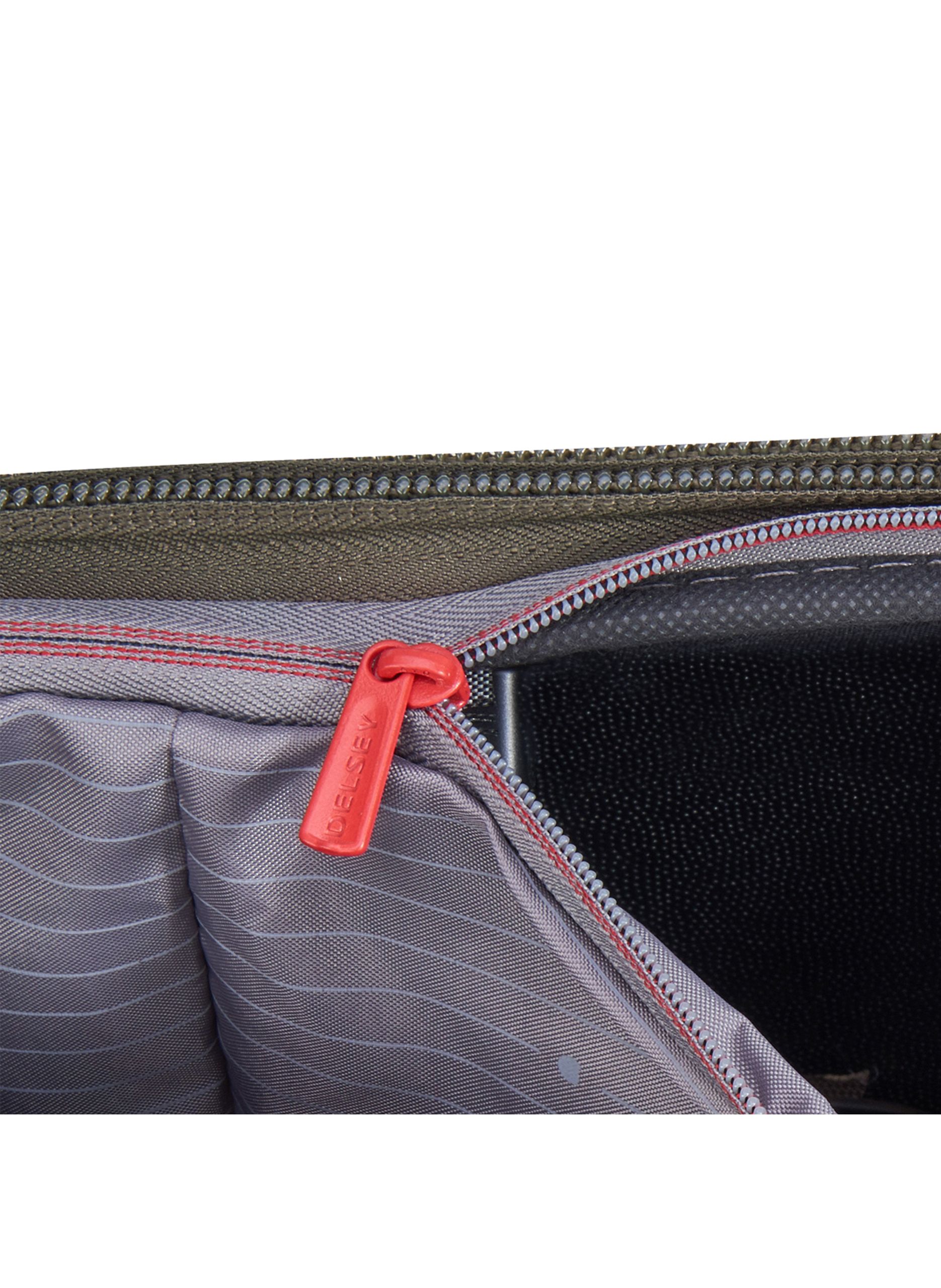 Valise cabine souple taille s - helium dlx DELSEY PARIS Marron