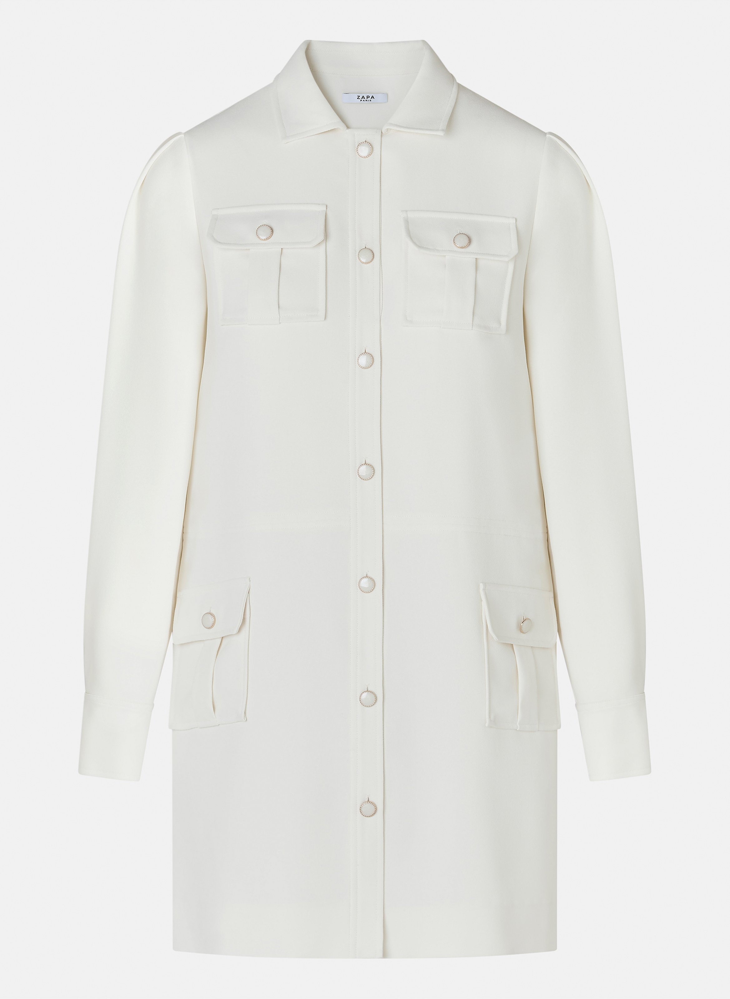 Robe  rever ZAPA Blanc