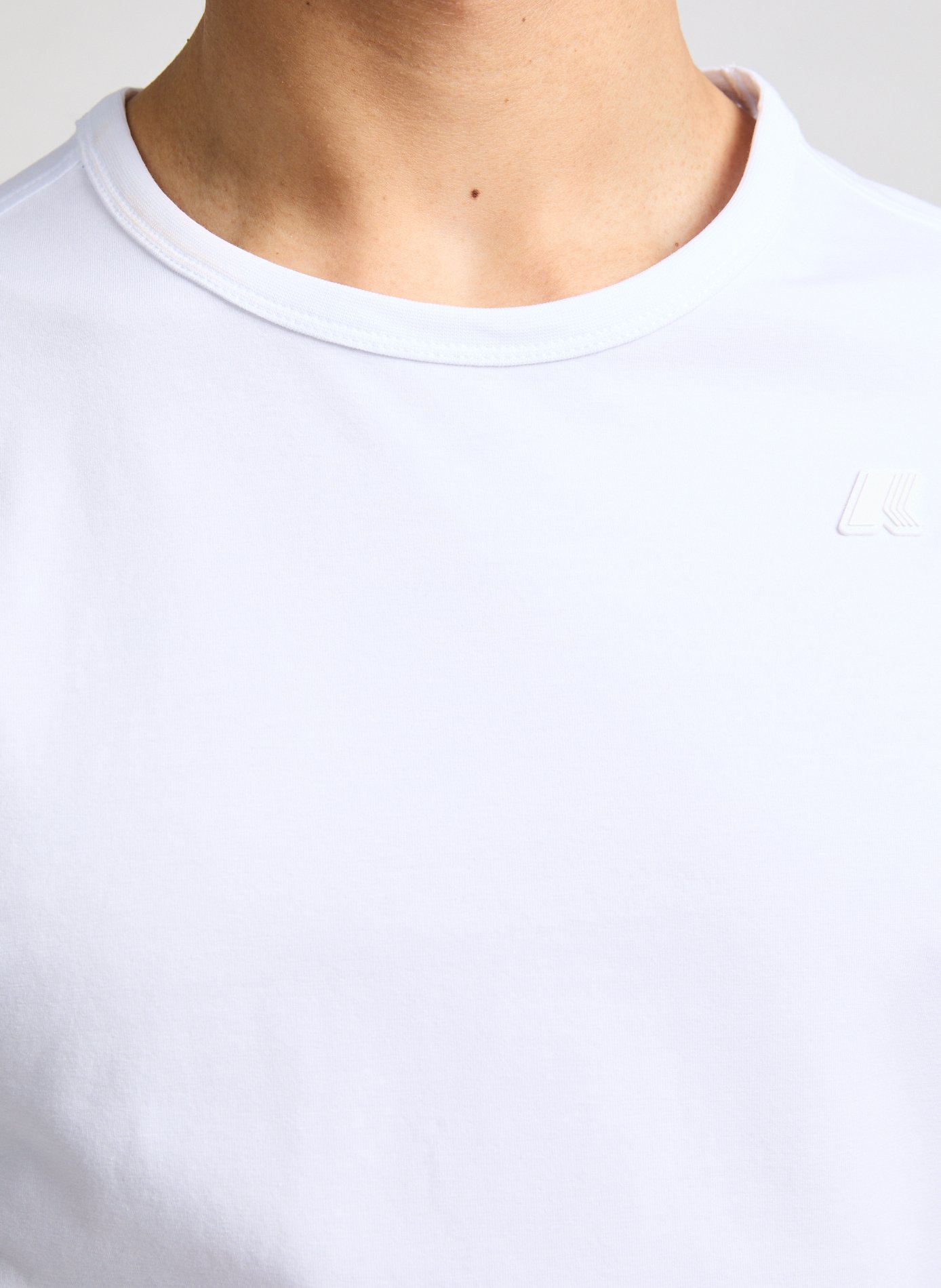 Cotton Jersey T-shirt K-WAY White