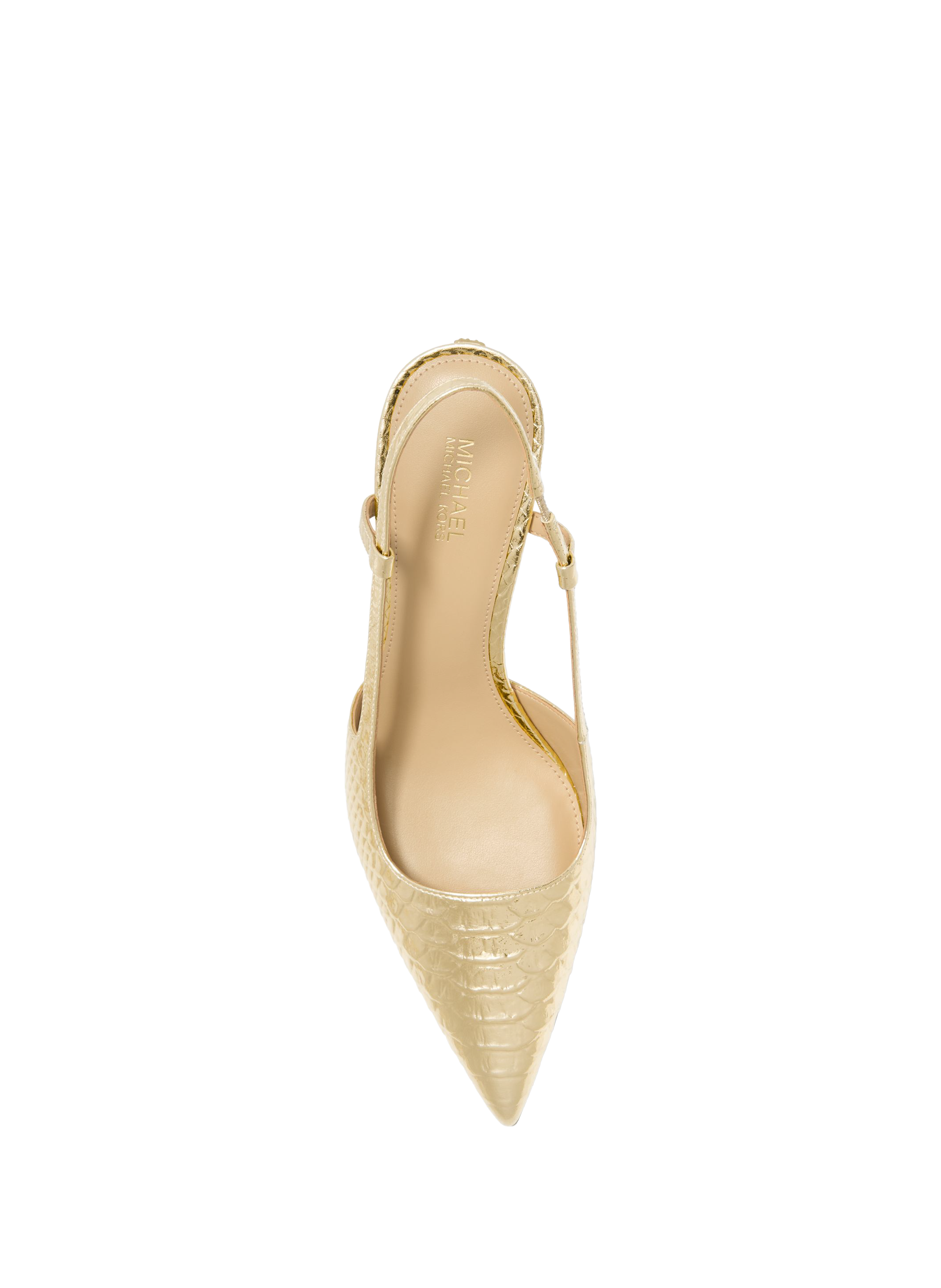 Slingbacks Alora en cuir  MICHAEL KORS Doré