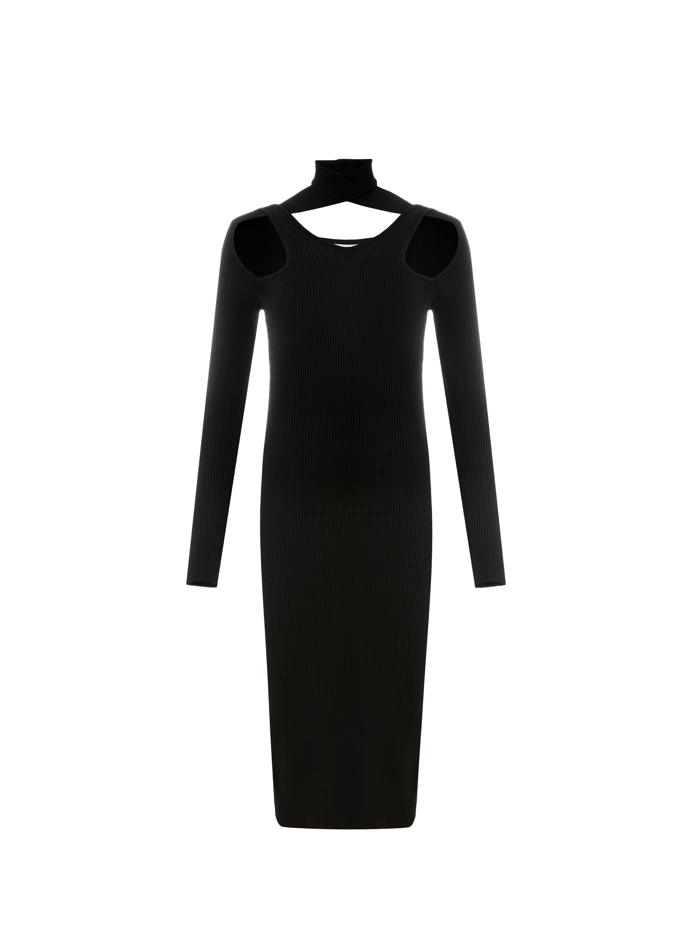 Ribbed knit dress COPERNI Black