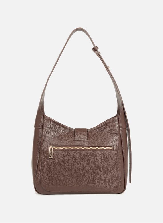 Petit sac seau - top double | Marron by LANCASTER Petit sac seau - top double Marron