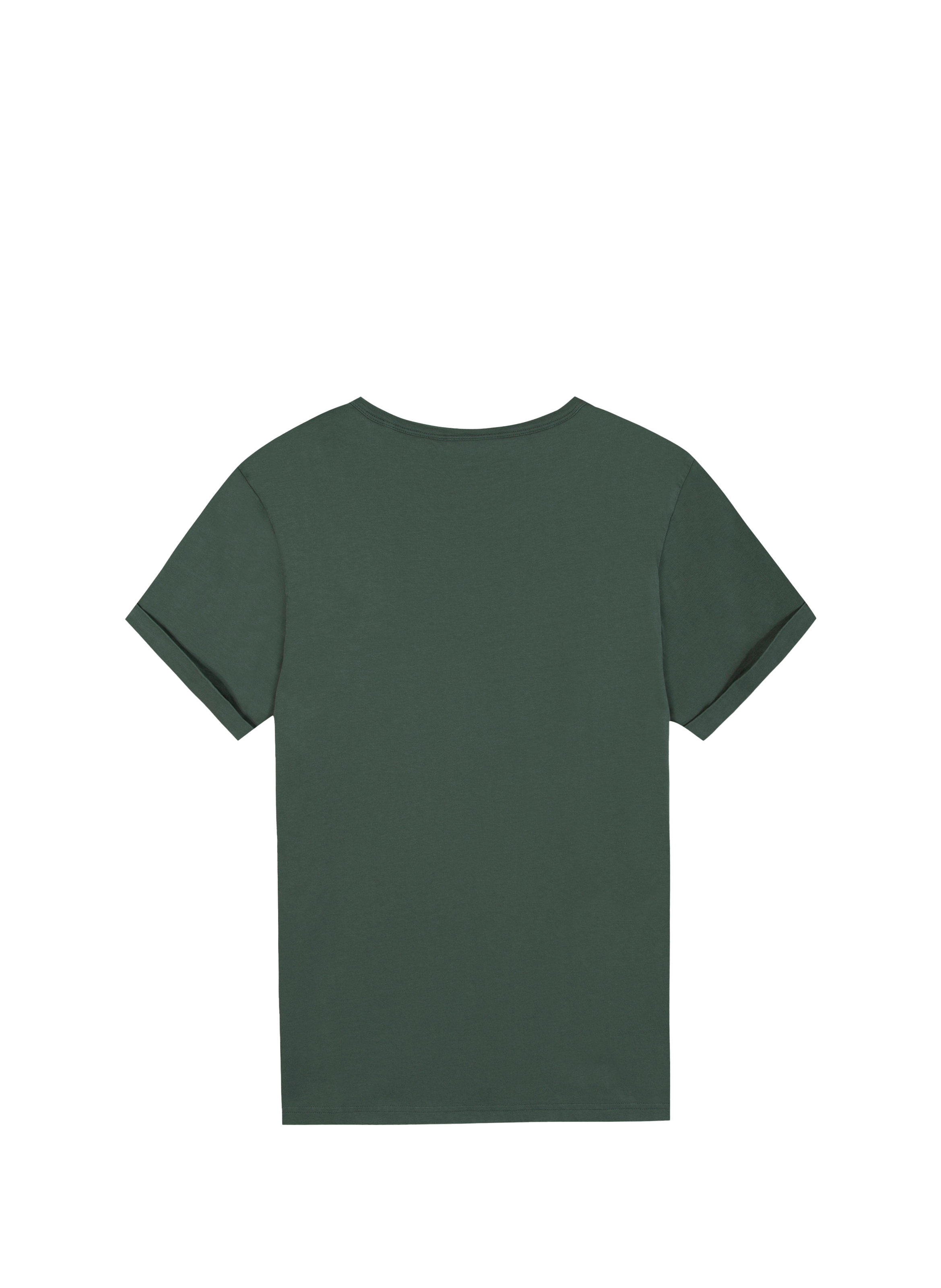 T-shirt droit brodé en coton  MAISON LABICHE Vert