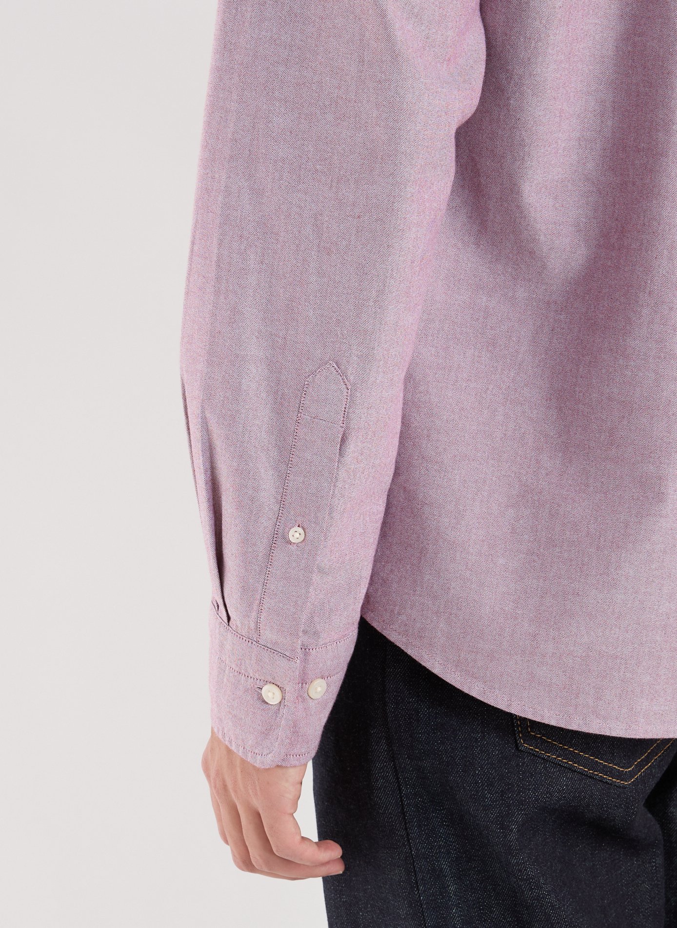 Chemise droite en coton  GANT Rouge