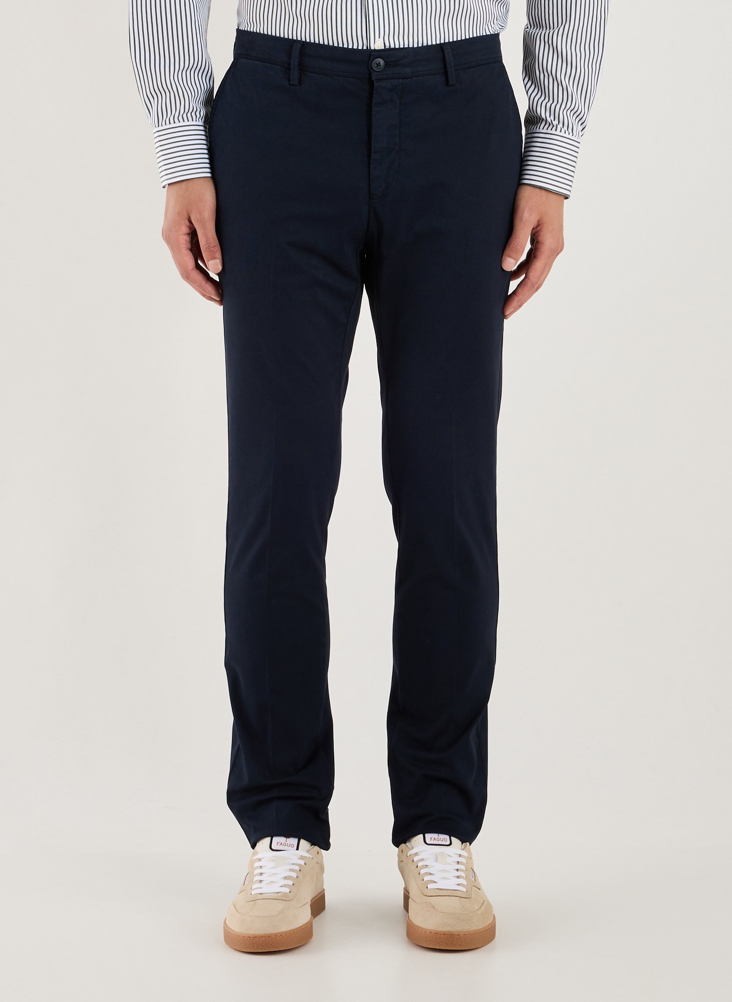HACKETT Pantalon slim en coton mélangé Bleu